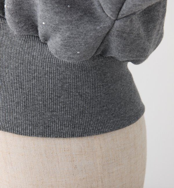  「【セットアップ可能】ビジューパーカー」|プルオーバー|