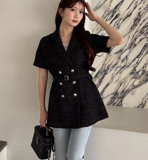  「【ohana企画】ジャケットミニワンピース」|その他|