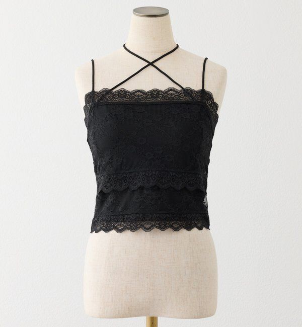  「カップ付きレースキャミソール」|プルオーバー|