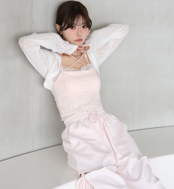  「カップ付きレースキャミソール」|プルオーバー|