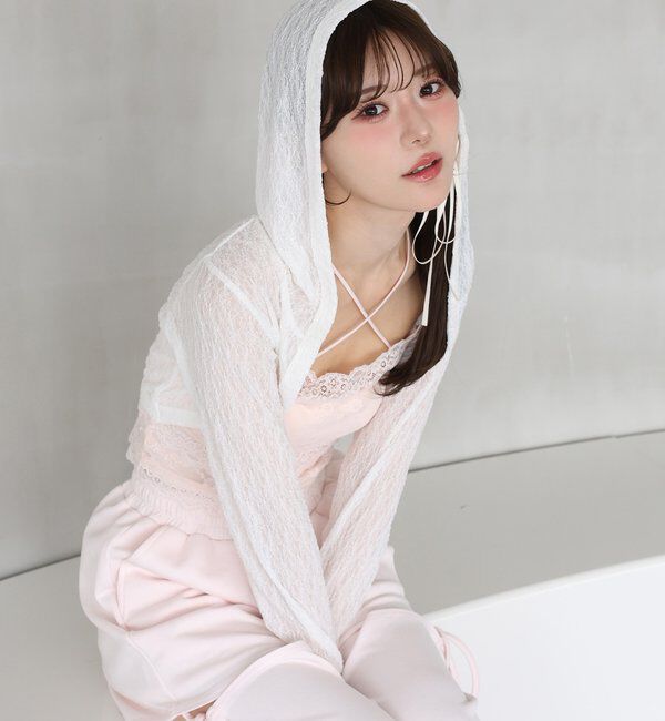  「カップ付きレースキャミソール」|プルオーバー|