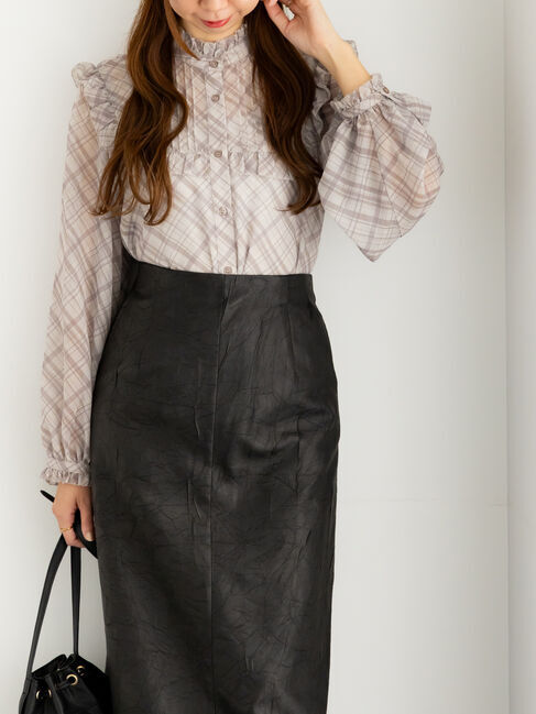 Te chichi「パターンアソートシフォンフリルブラウス」|シャツ・ブラウス|