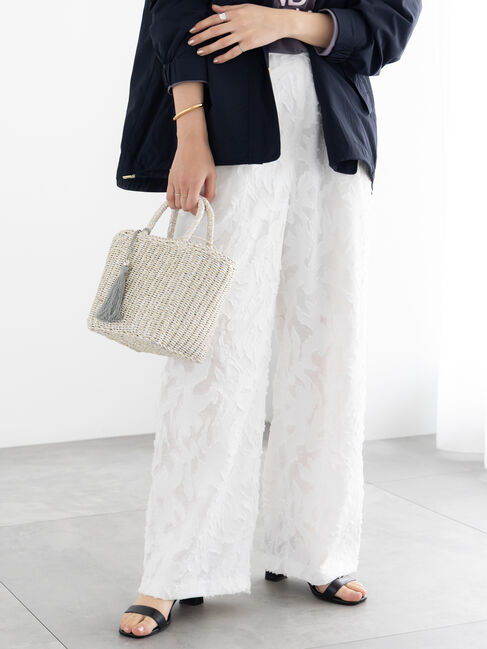 Te chichi「カットジャガードパンツ(セットアップ可)」|その他|