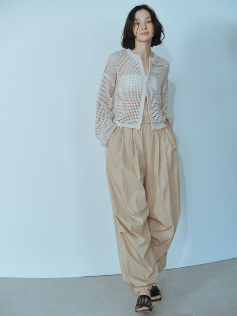 sm2rhythm「ワッシャーバルーンパンツ」|その他|ベージュ