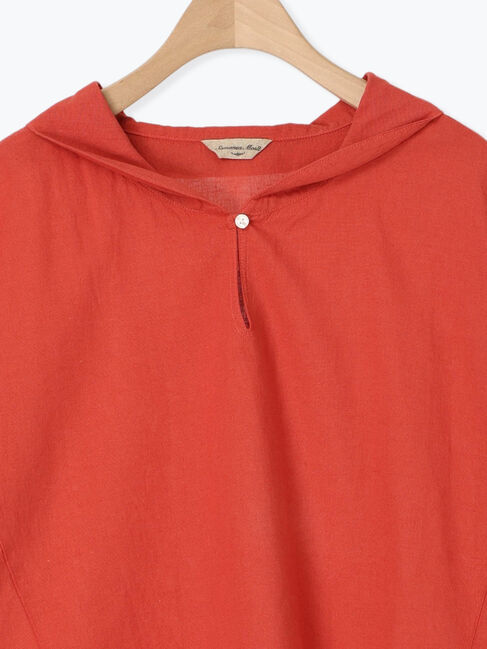 Samansa Mos2「【クールコットン】柄アソートフレンチスリーブチュニック」|シャツ・ブラウス|