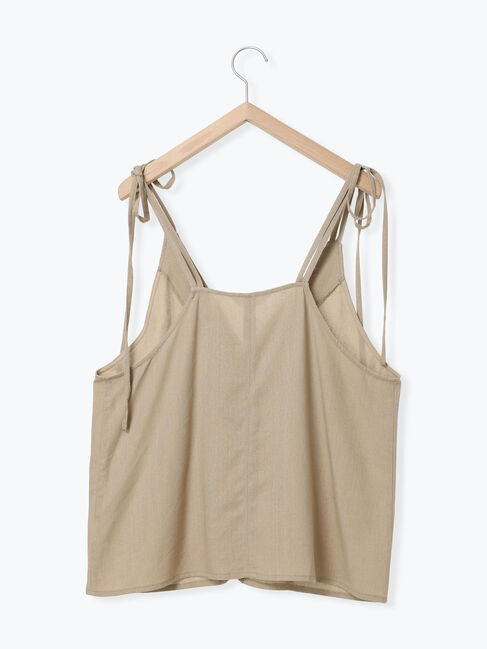 Samansa Mos2 blue「◎キャミソールジレ」|シャツ・ブラウス|