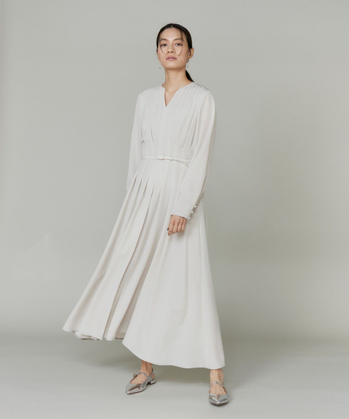 la veille by SUPERIOR CLOSET「ピンタックデザインワンピース」|ワンピース|