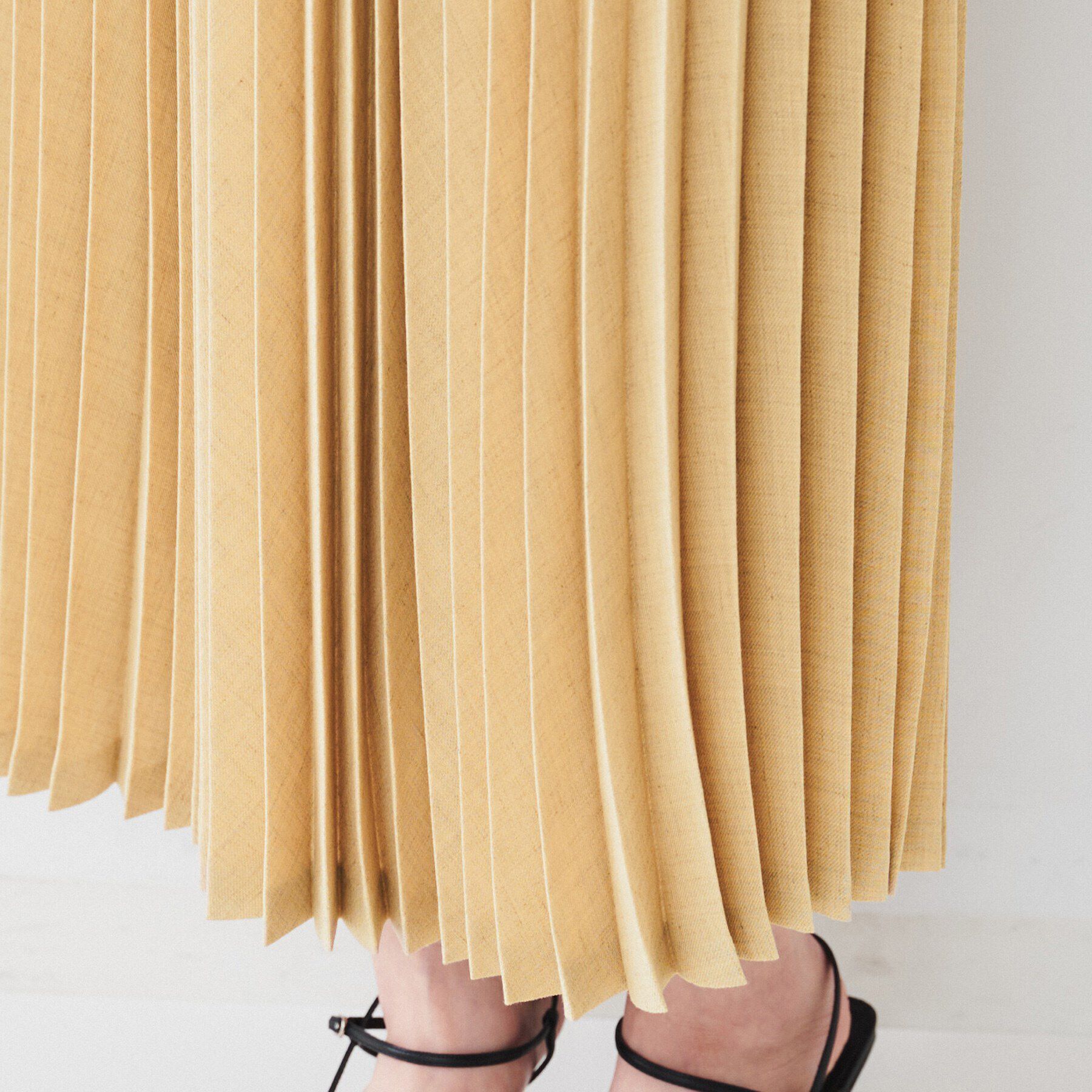 UNTITLED「【セットアップ可能】セミフレアプリーツスカート」|スカート|