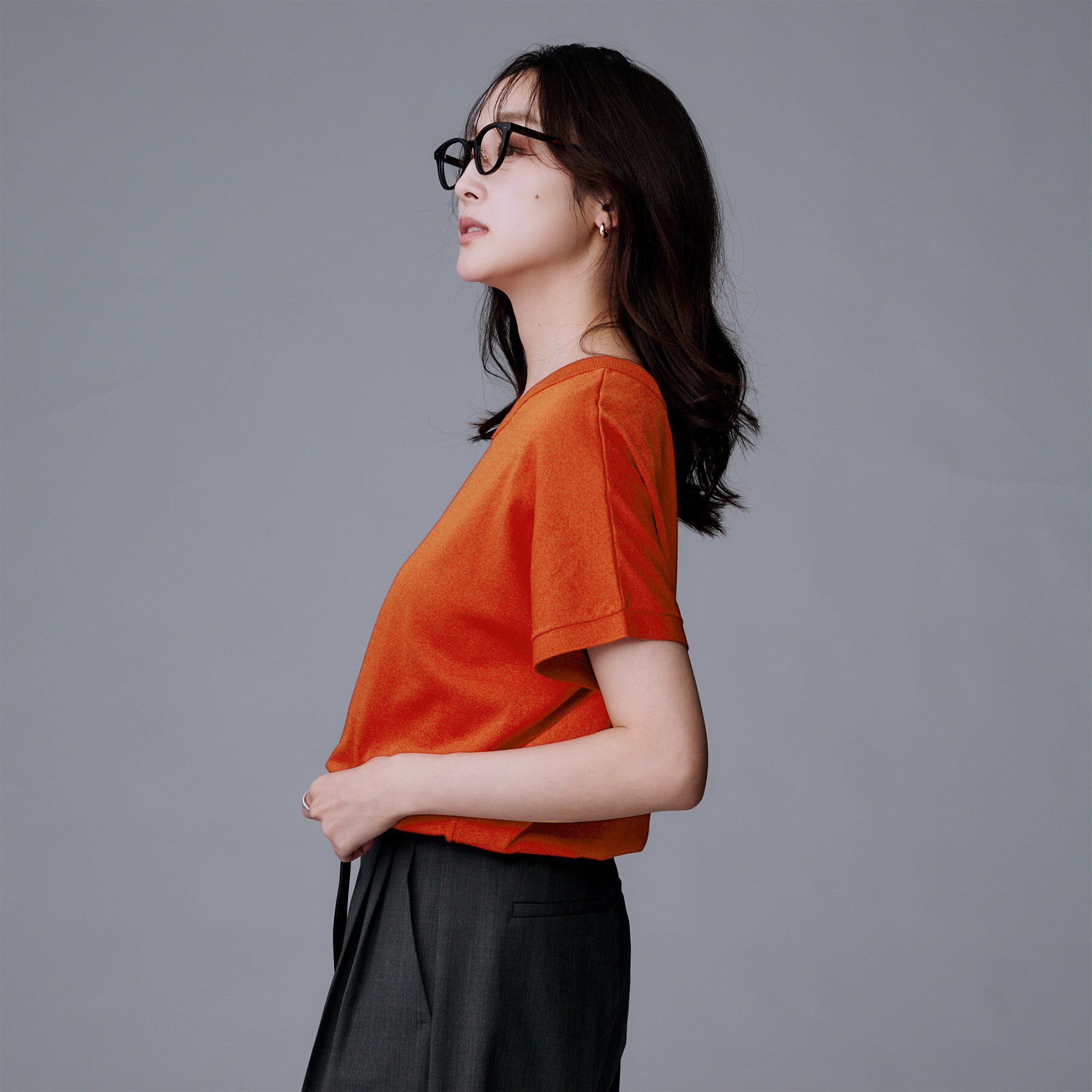 UNTITLED「【洗える/前後2WAY】ネックプルオーバーニット」|ニット・セーター|