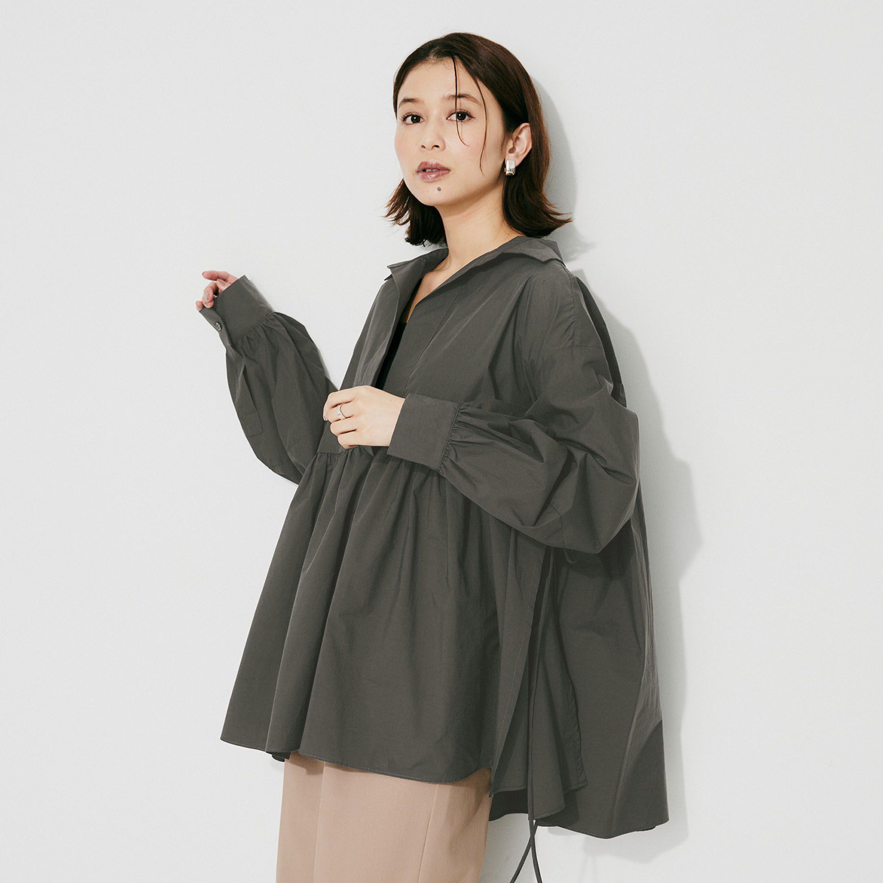 UNTITLED「【PROTAGPNISTA】FLAIR SHIRT」|シャツ・ブラウス|