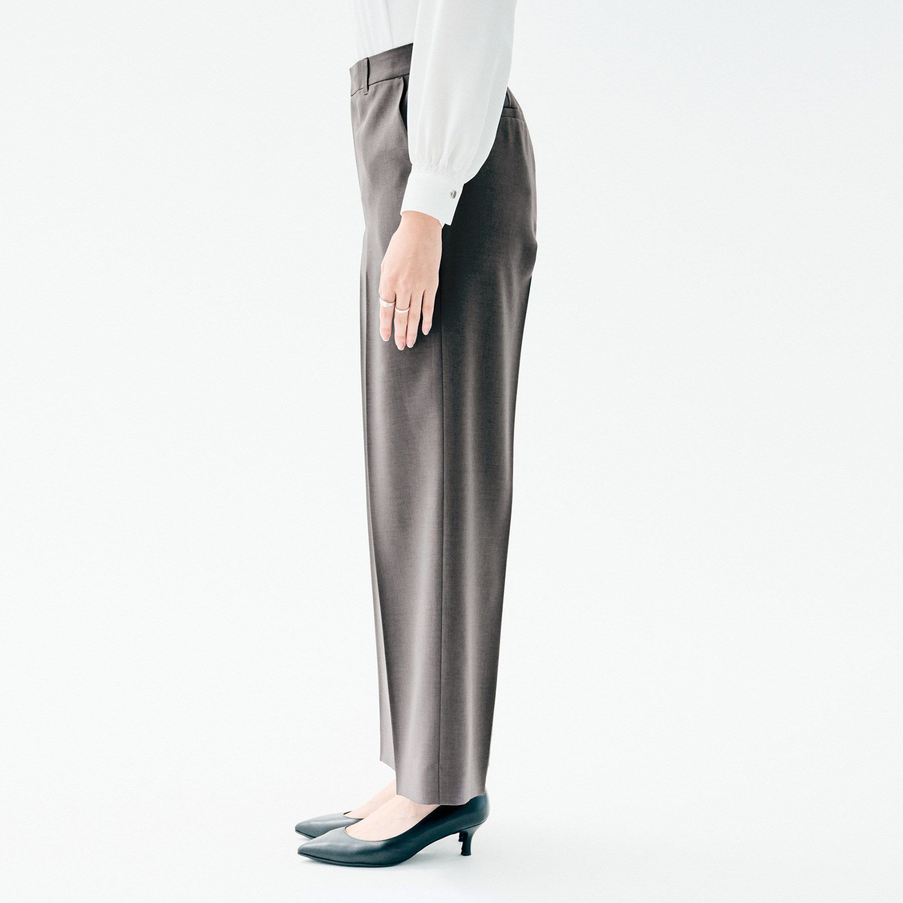 UNTITLED「【接触冷感/UV/セットアップ可】エアリー ワイドパンツ」|その他|