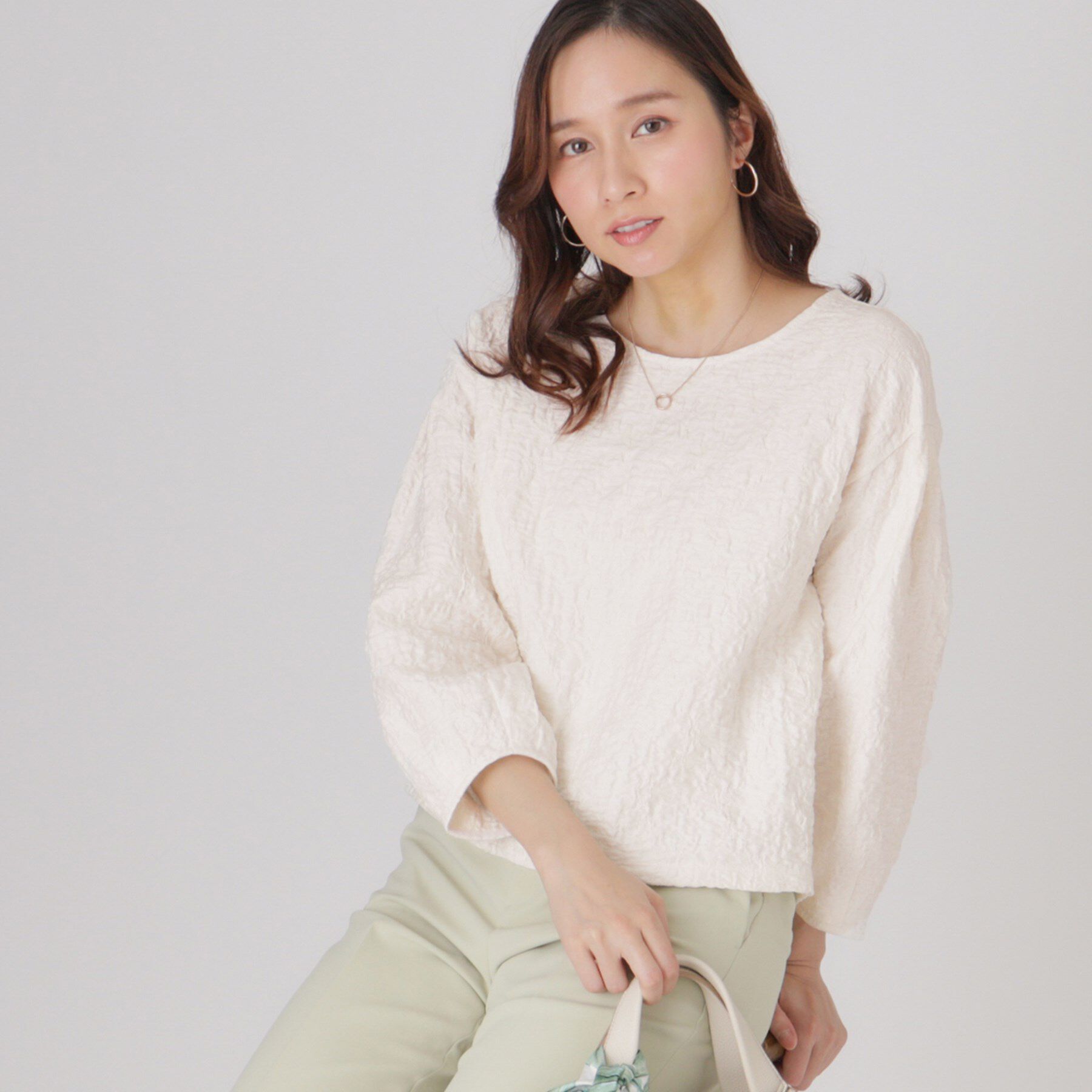 COUP DE CHANCE「【洗える】ジャージ素材プルオーバー」|Tシャツ・カットソー|