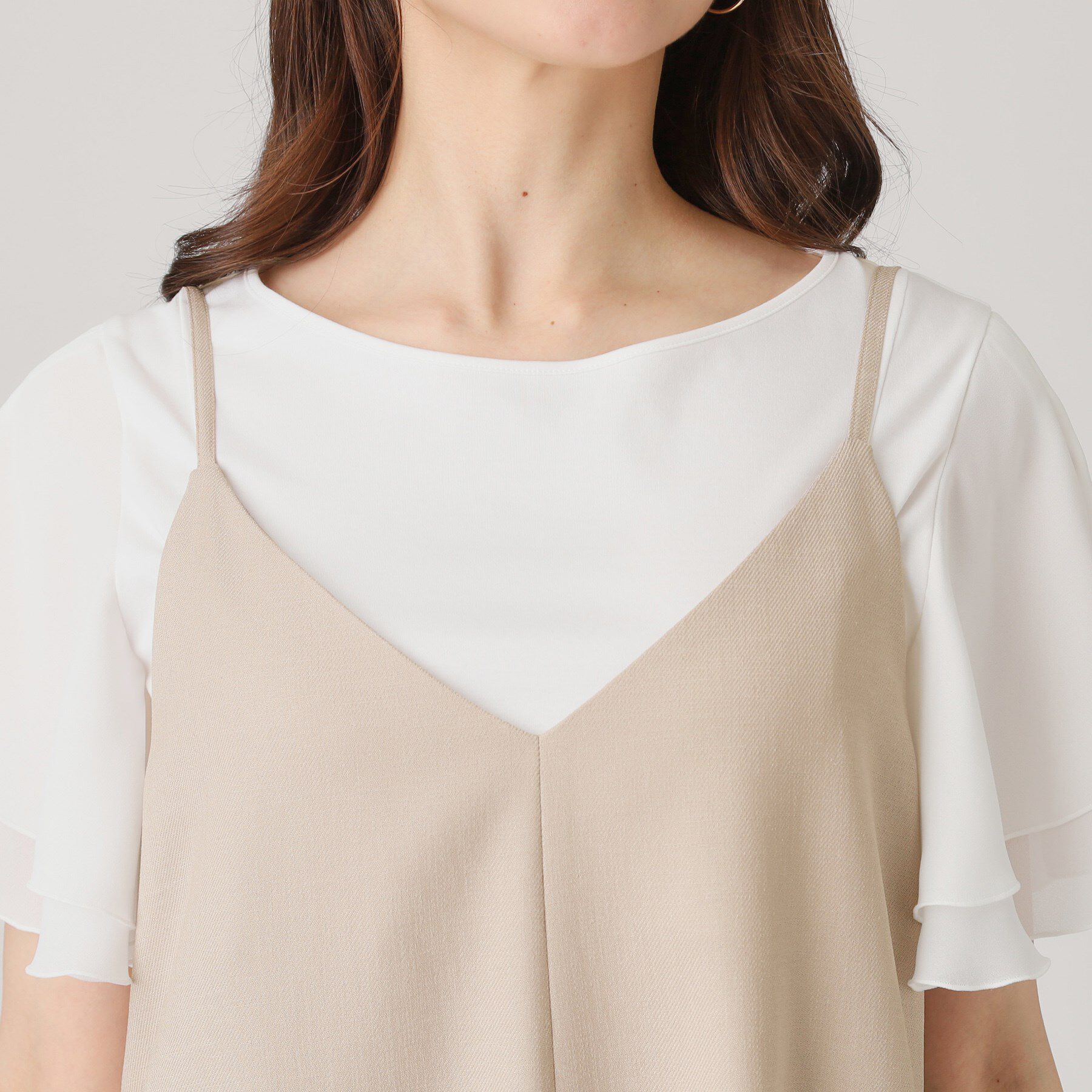 COUP DE CHANCE「【洗える／日本製】キャミソールワンピース」|ワンピース|