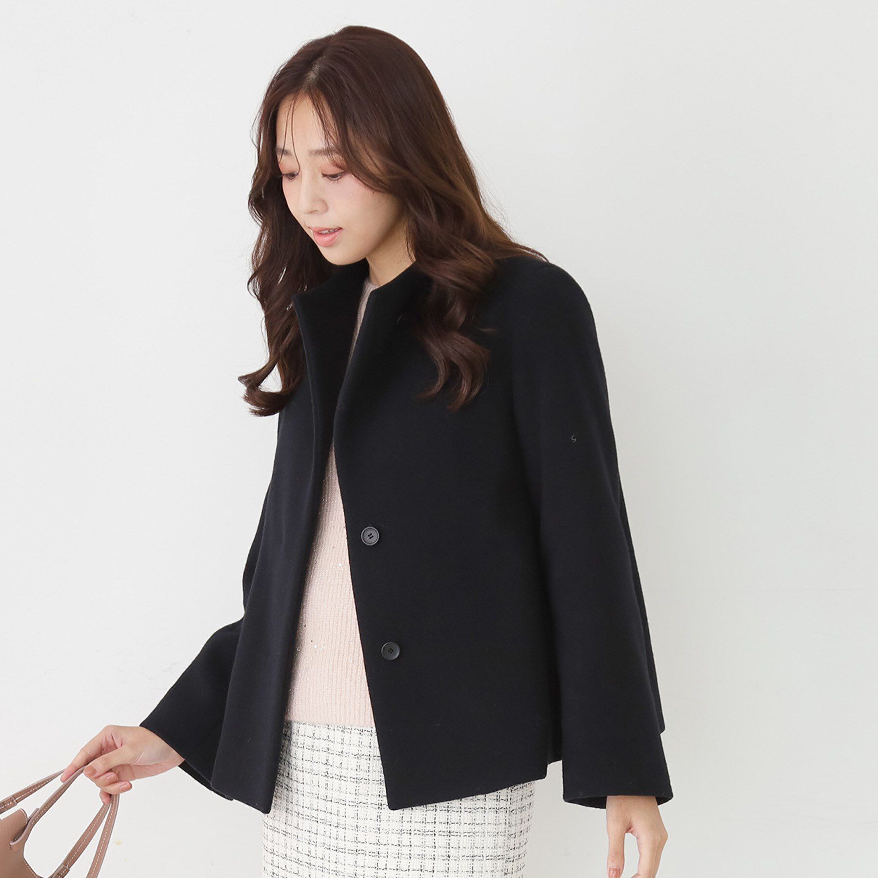 COUP DE CHANCE「【日本製】スタンドカラーのショート丈コート」|その他|