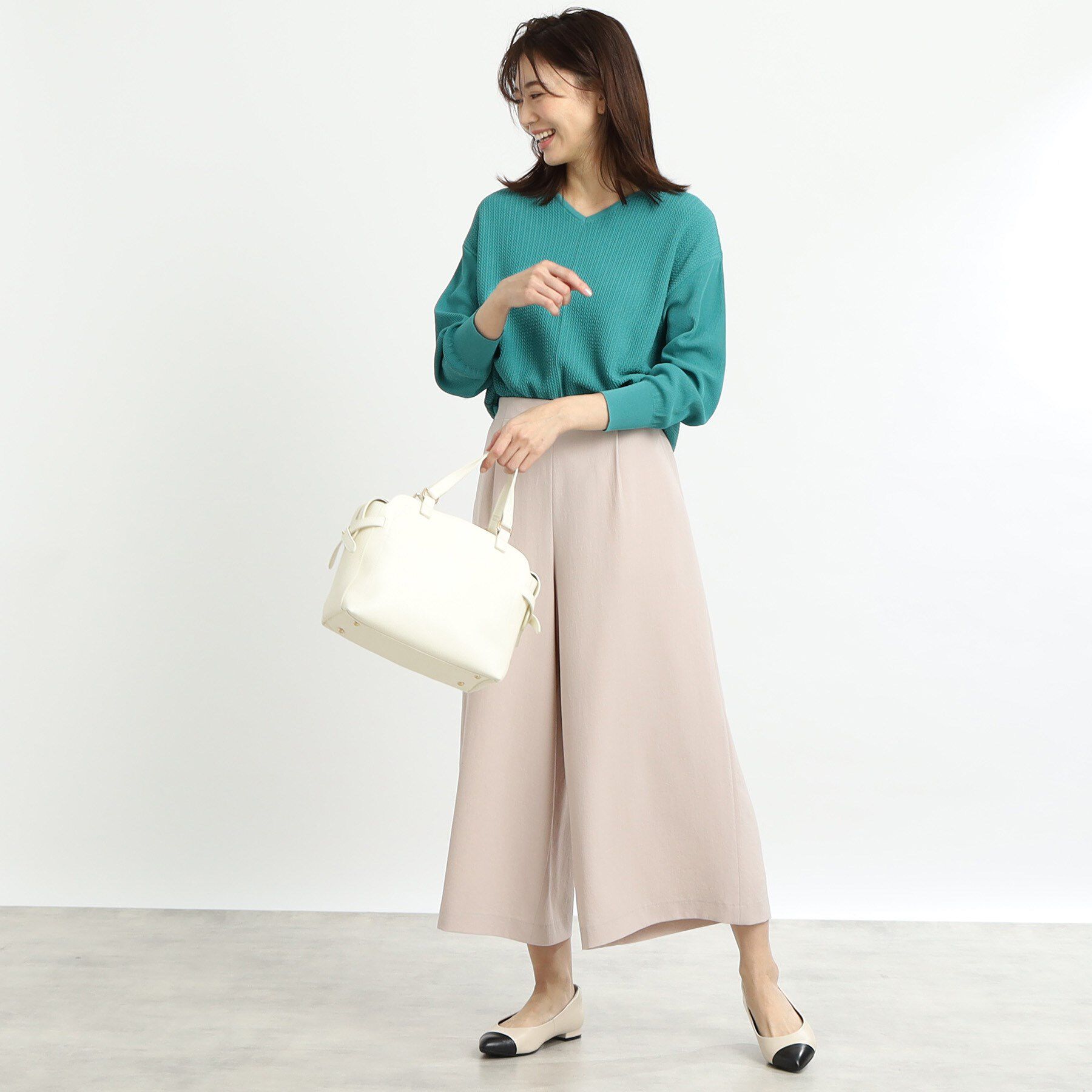 Reflect「【WEB先行カラーあり／ヒップ周りカバー】オフボディニット」|ニット・セーター|