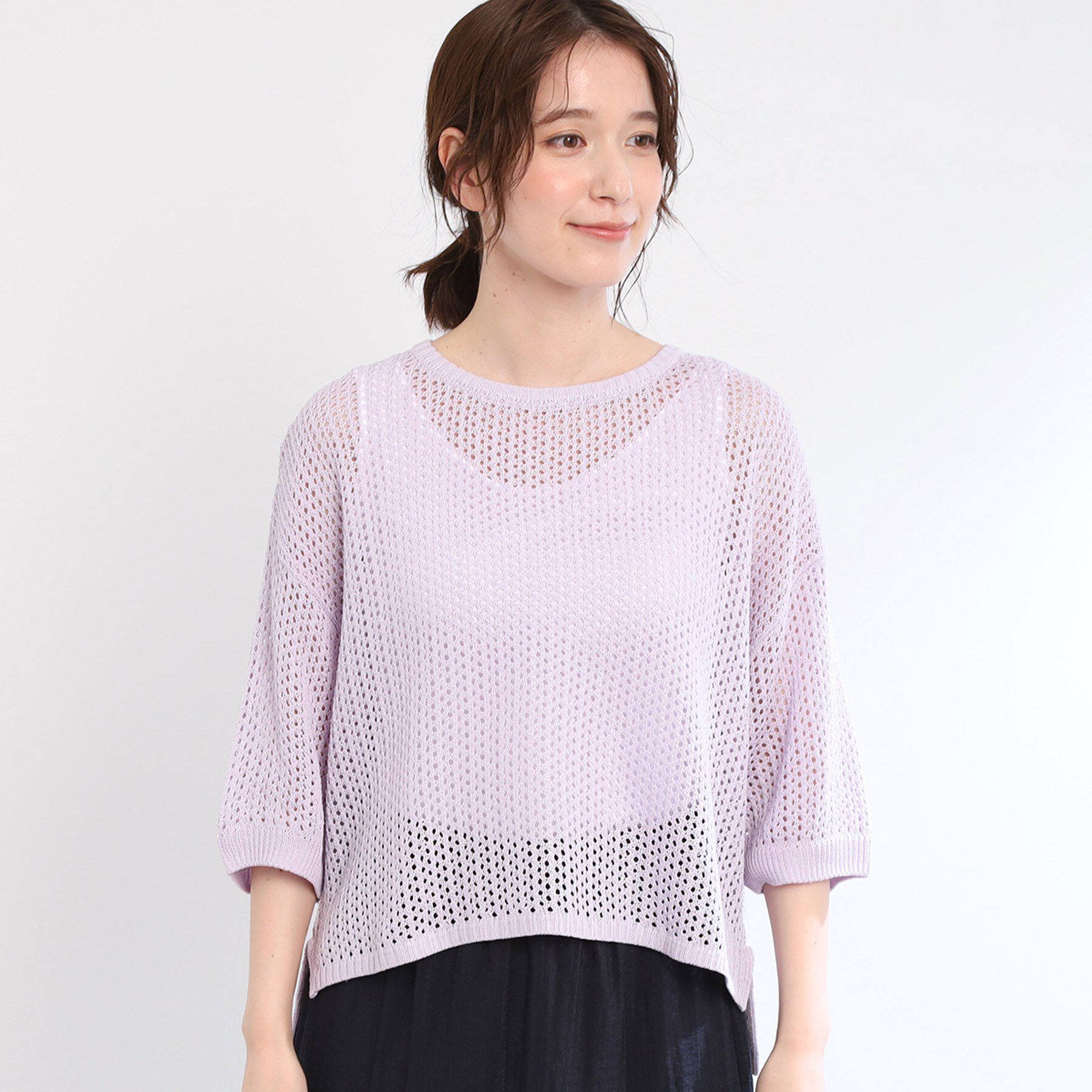 Reflect「【手洗い可】レーシーニット」|ニット・セーター|
