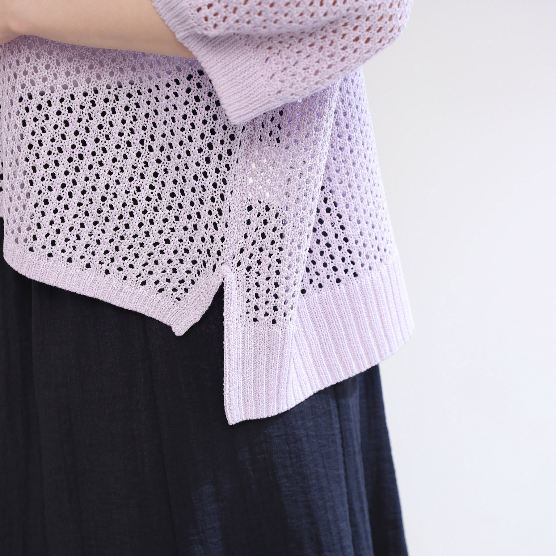 Reflect「【手洗い可】レーシーニット」|ニット・セーター|