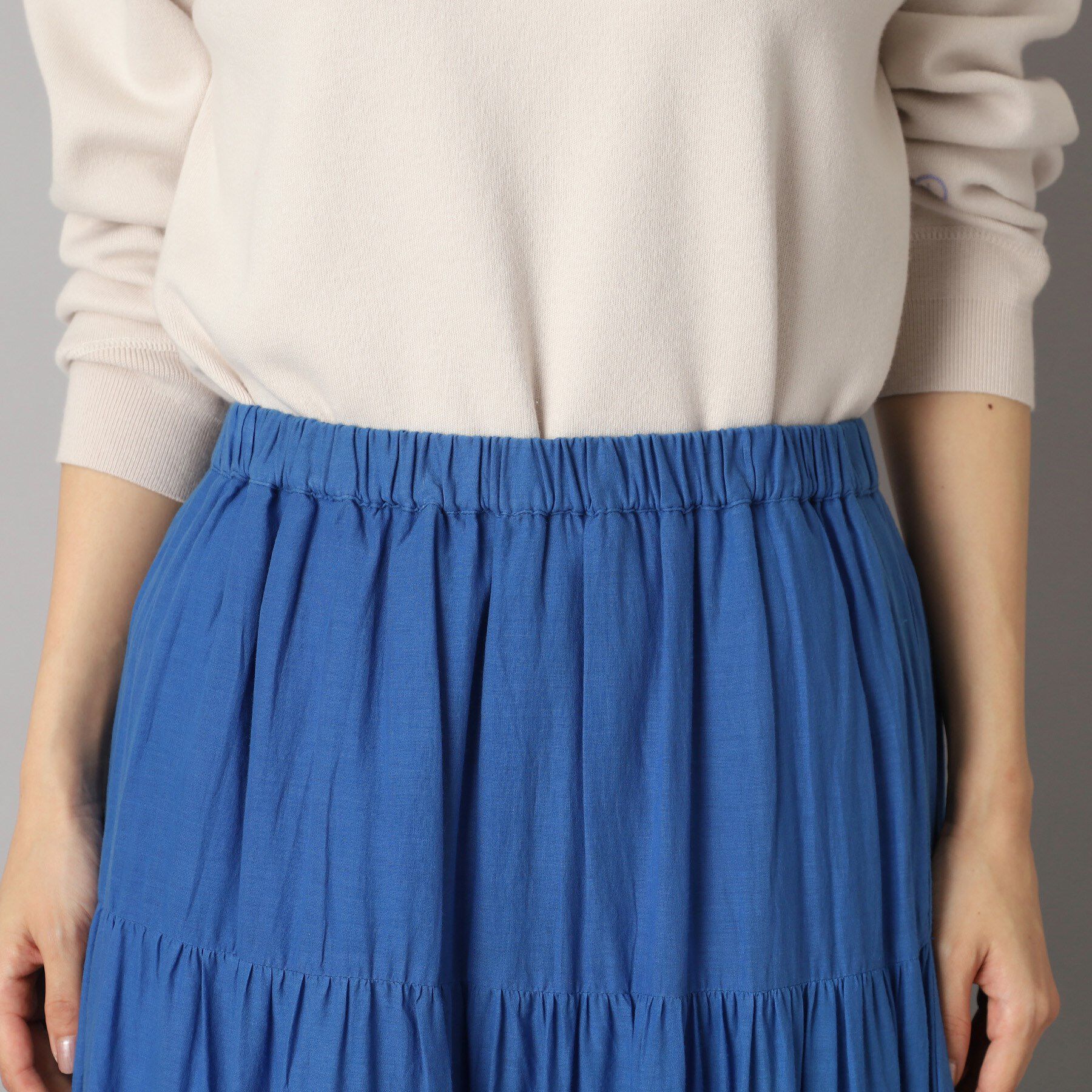 DRESSTERIOR「洗える/コットンボイルティアードスカート」|スカート|