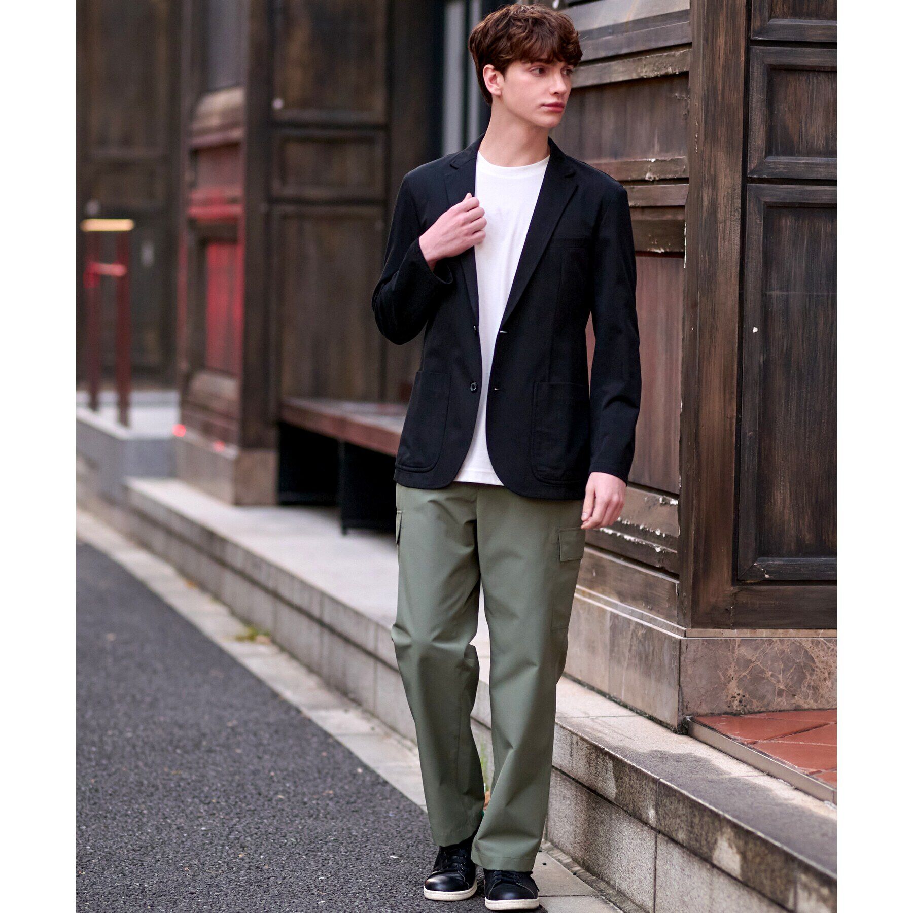 DRESSTERIOR「【洗える/セットアップ可】ドライトリコット ジャケット」|テーラードジャケット|