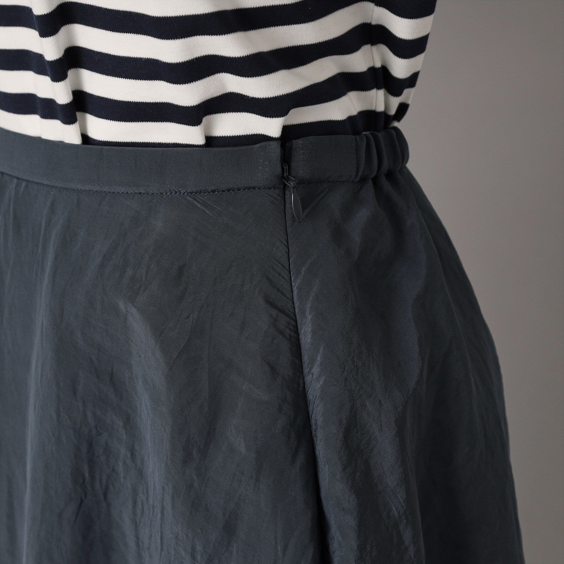 DRESSTERIOR「【裏地あり/後ろウエストゴム】シアーワッシャーバルーンスカート」|スカート|