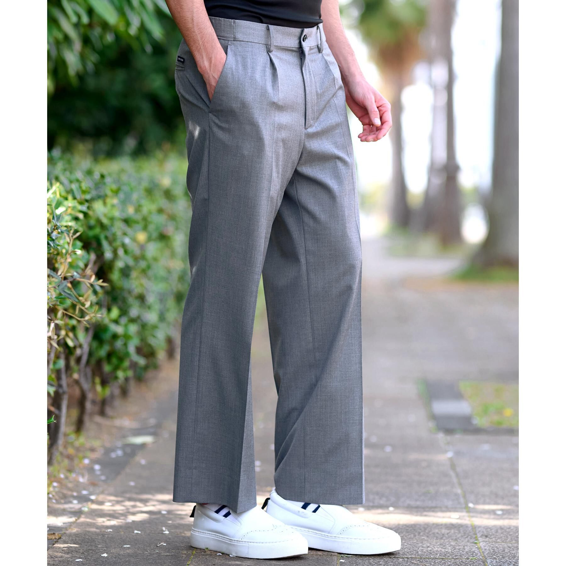 DRESSTERIOR「ウールブレンド イージーワイドパンツ」|その他|