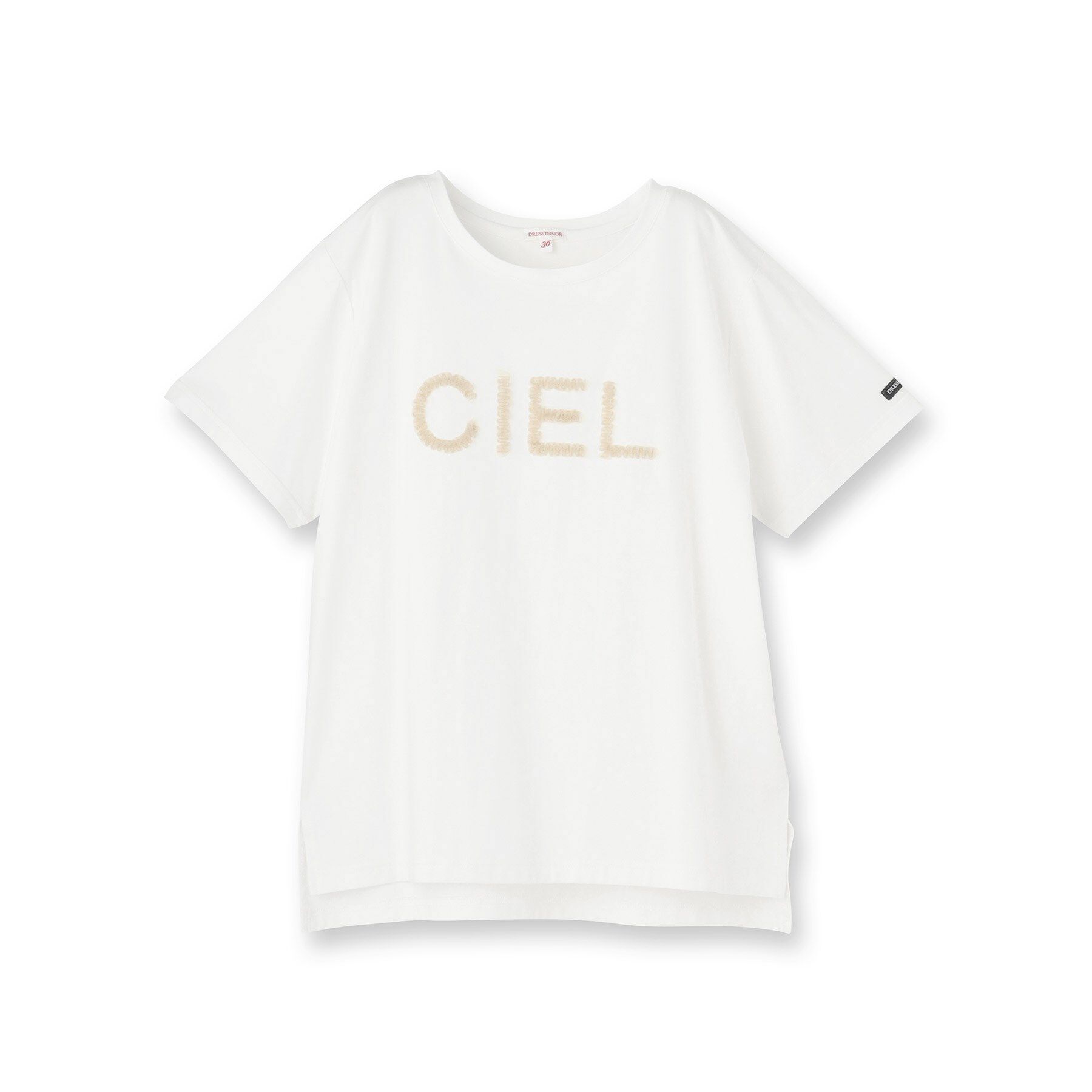 DRESSTERIOR「クリア天竺チュールCIELロゴTシャツ」|Tシャツ・カットソー|