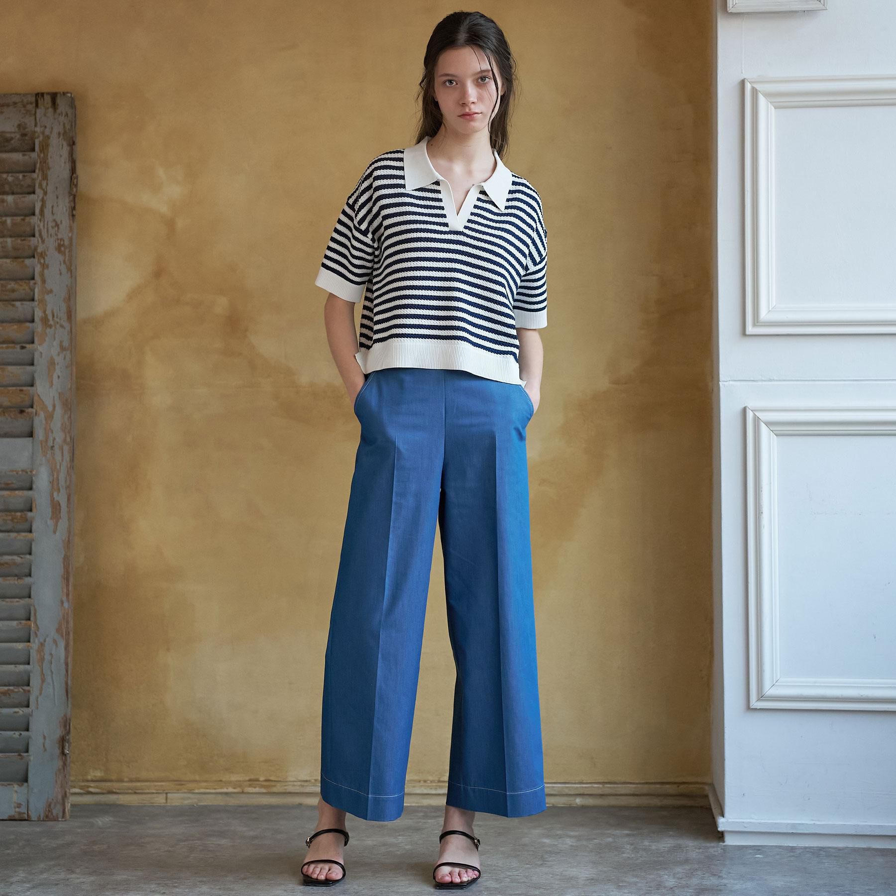 DRESSTERIOR「イージーウエスト ワイドデニム」|その他|