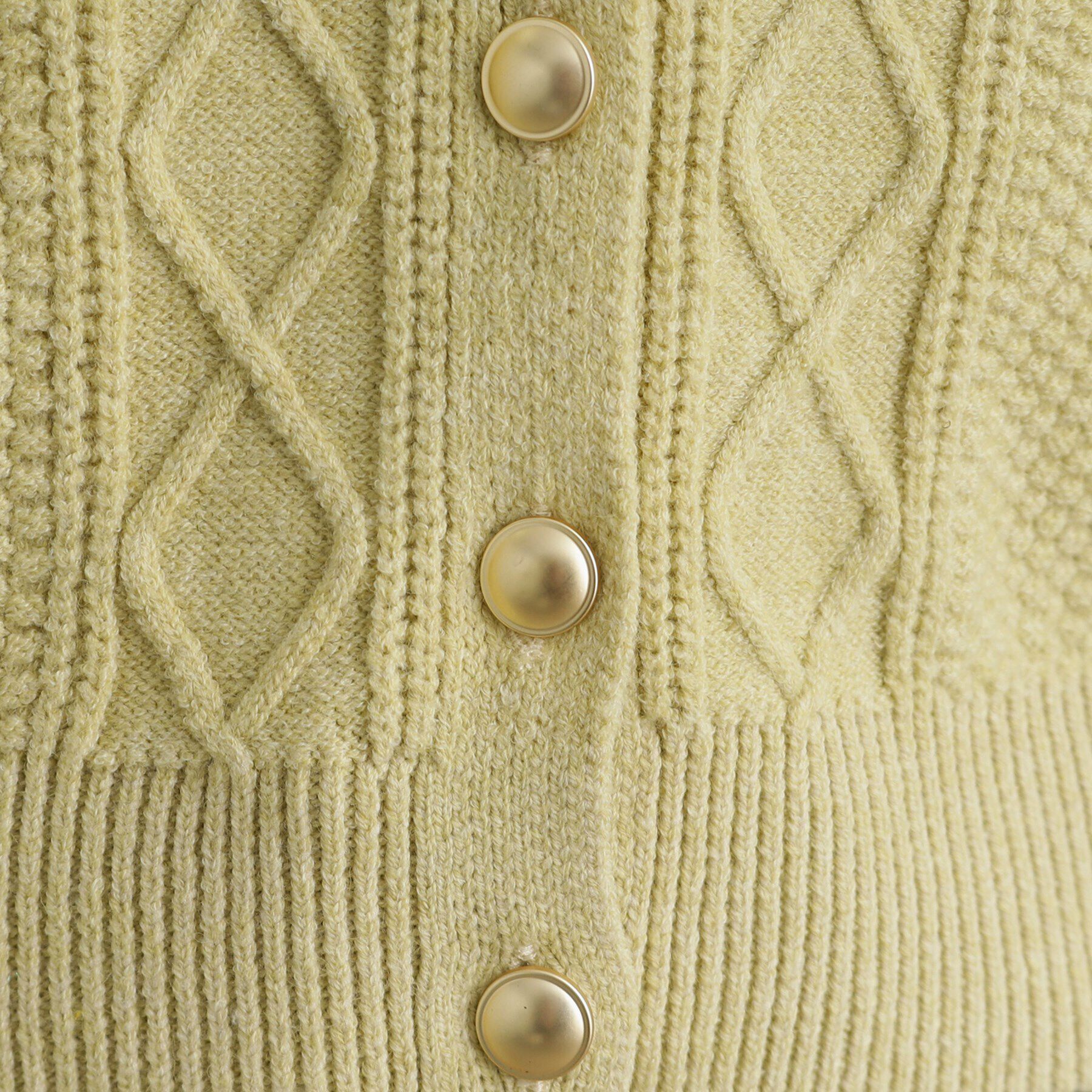 grove「スリットネッククロップドカーディガン」|カーディガン|