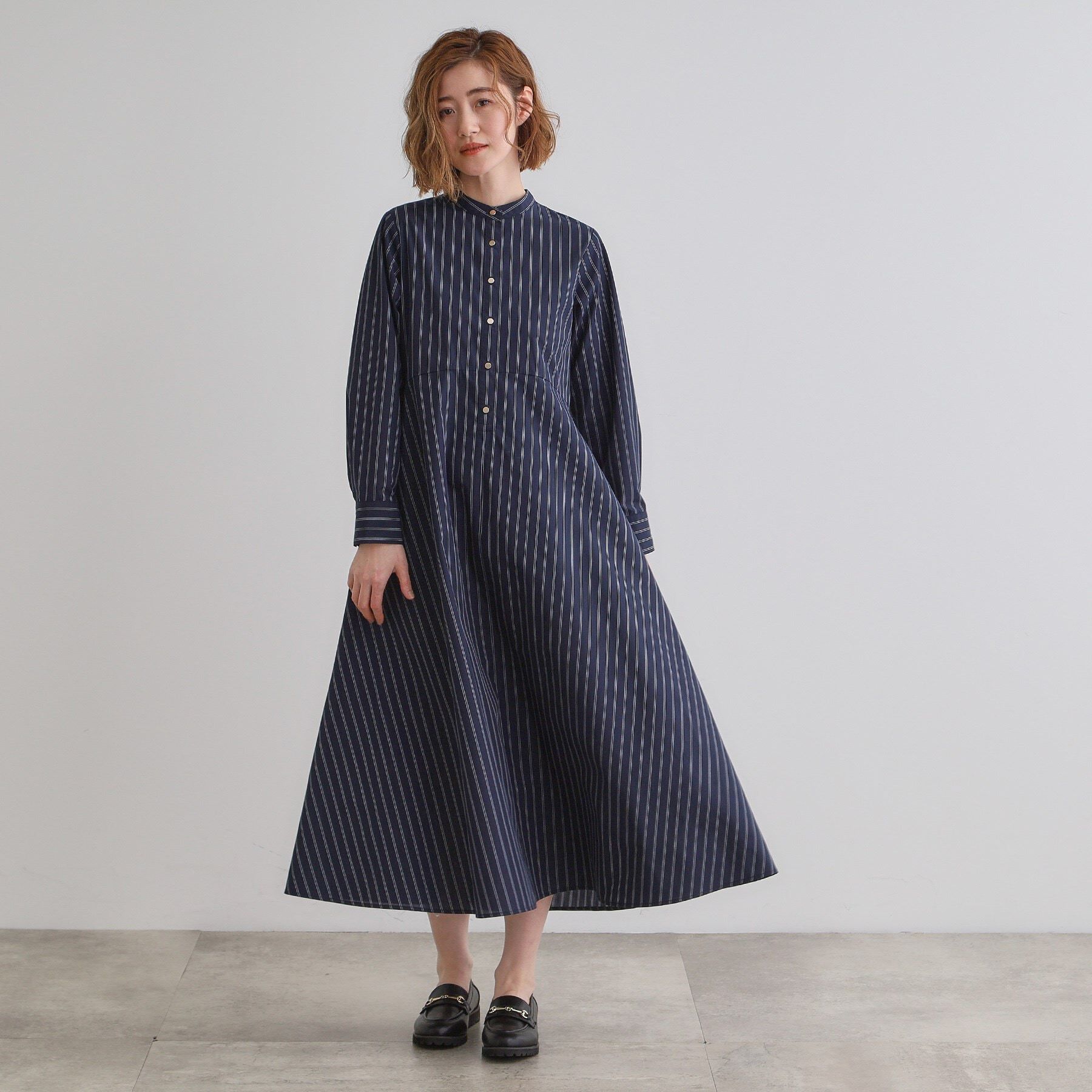 grove「ヘリテージフレアシャツワンピース」|ワンピース|
