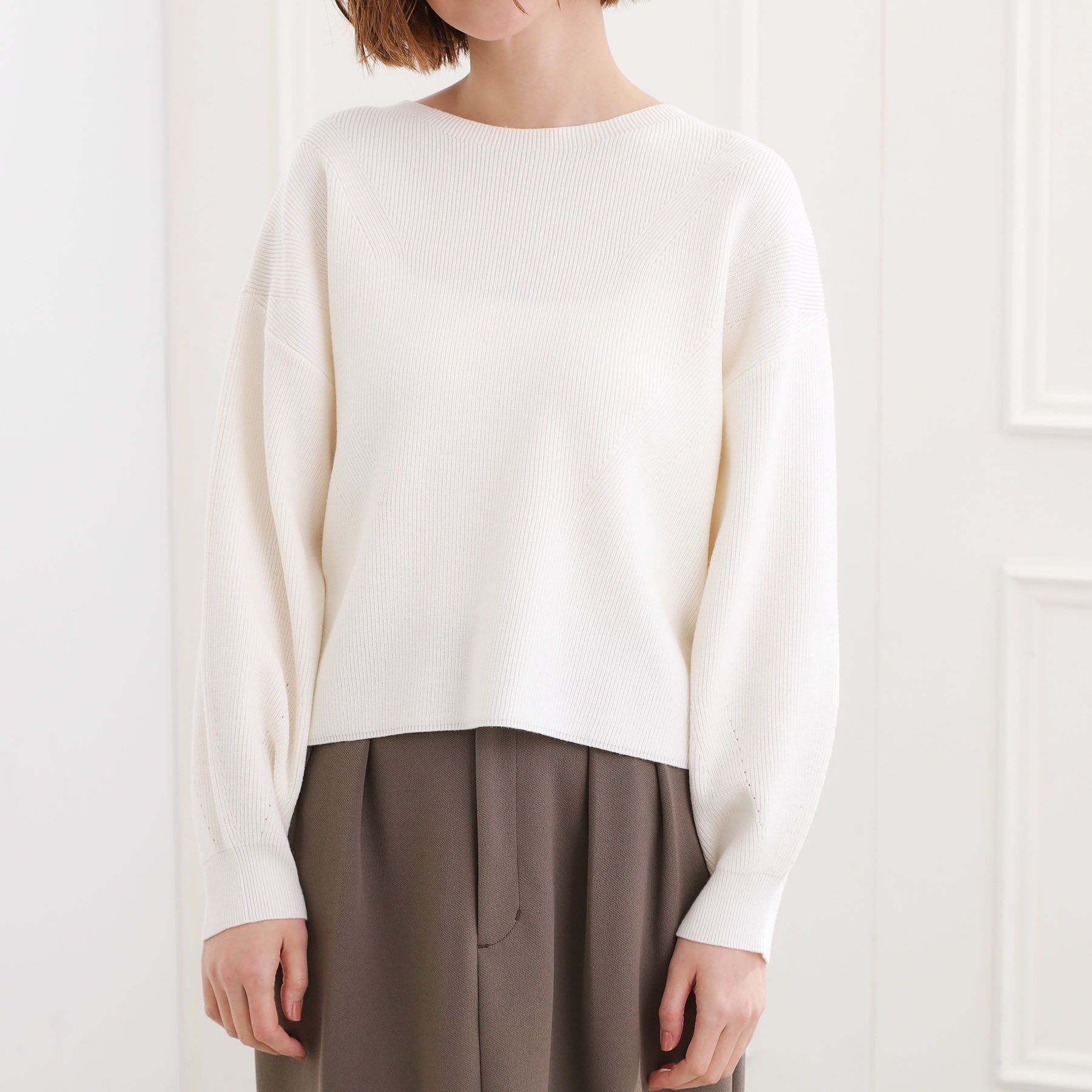 grove「毎日着たくなる、もちもち畦編みニット」|ニット・セーター|