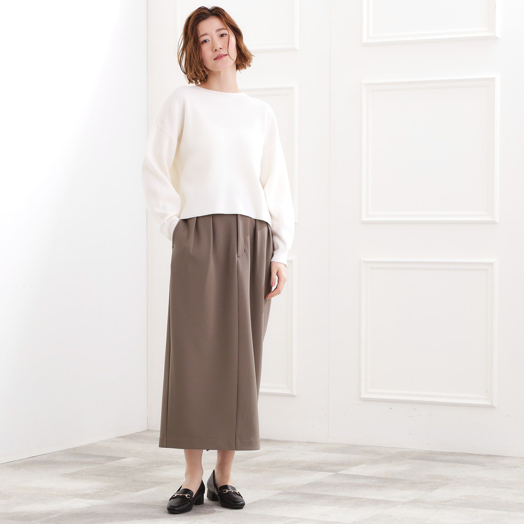 grove「毎日着たくなる、もちもち畦編みニット」|ニット・セーター|