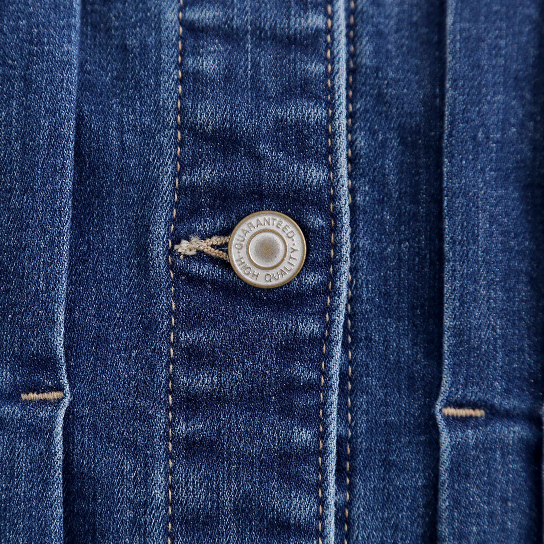 grove「着心地軽やか、動きやすいストレッチデニムジャケット」|デニムジャケット|