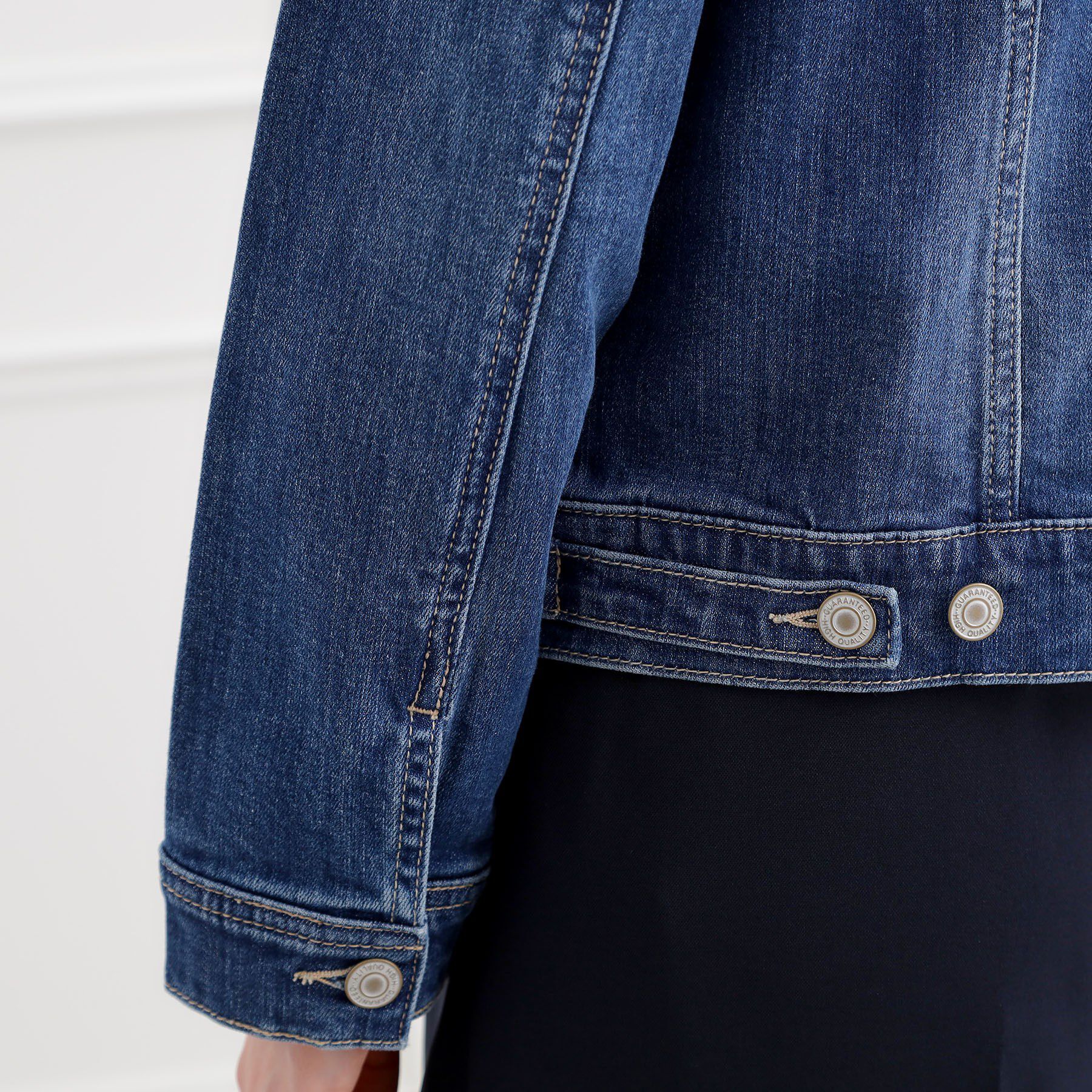 grove「着心地軽やか、動きやすいストレッチデニムジャケット」|デニムジャケット|