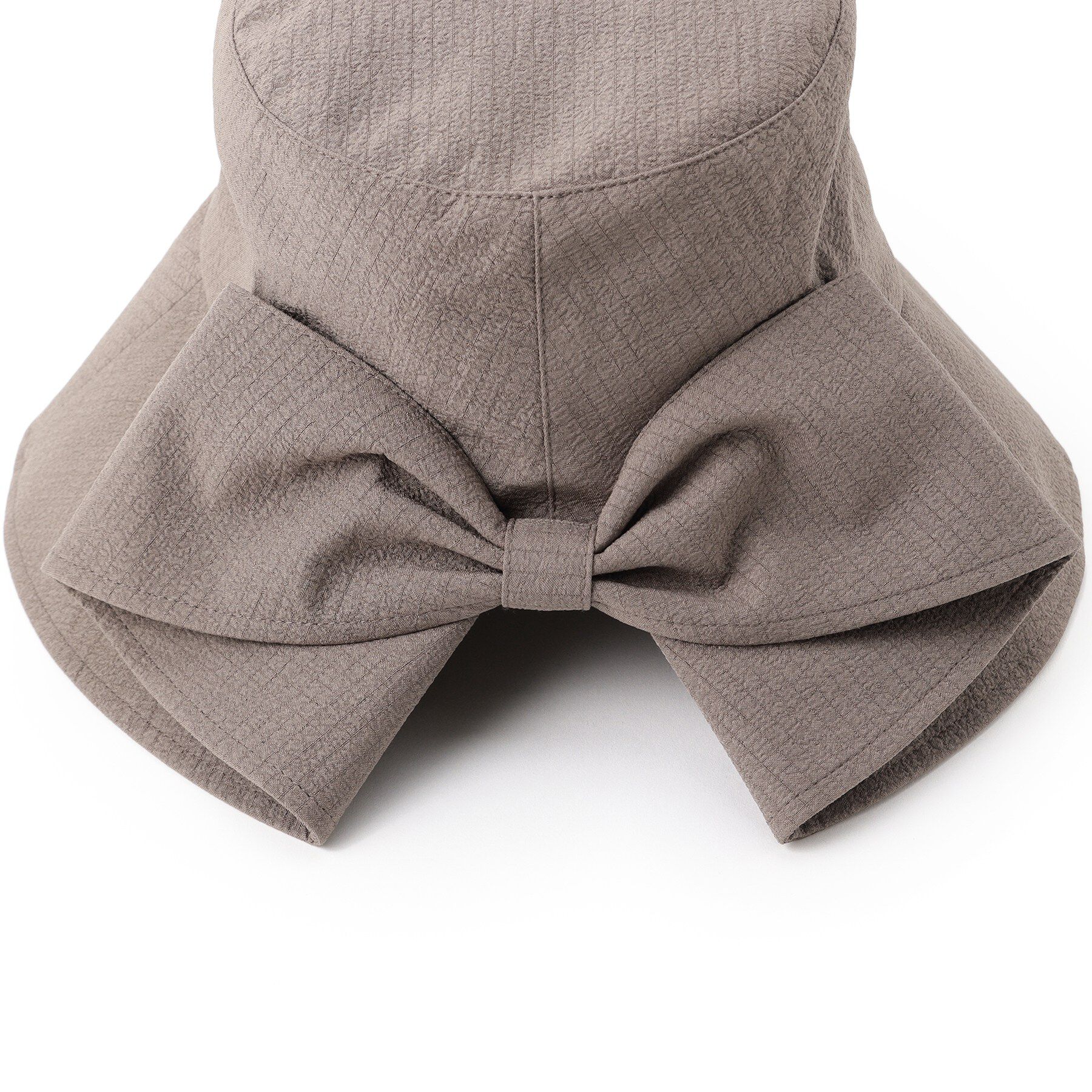 grove「ワイドブリムリボンハット【UVカット・接触冷感・ウォッシャブル】」|ハット|