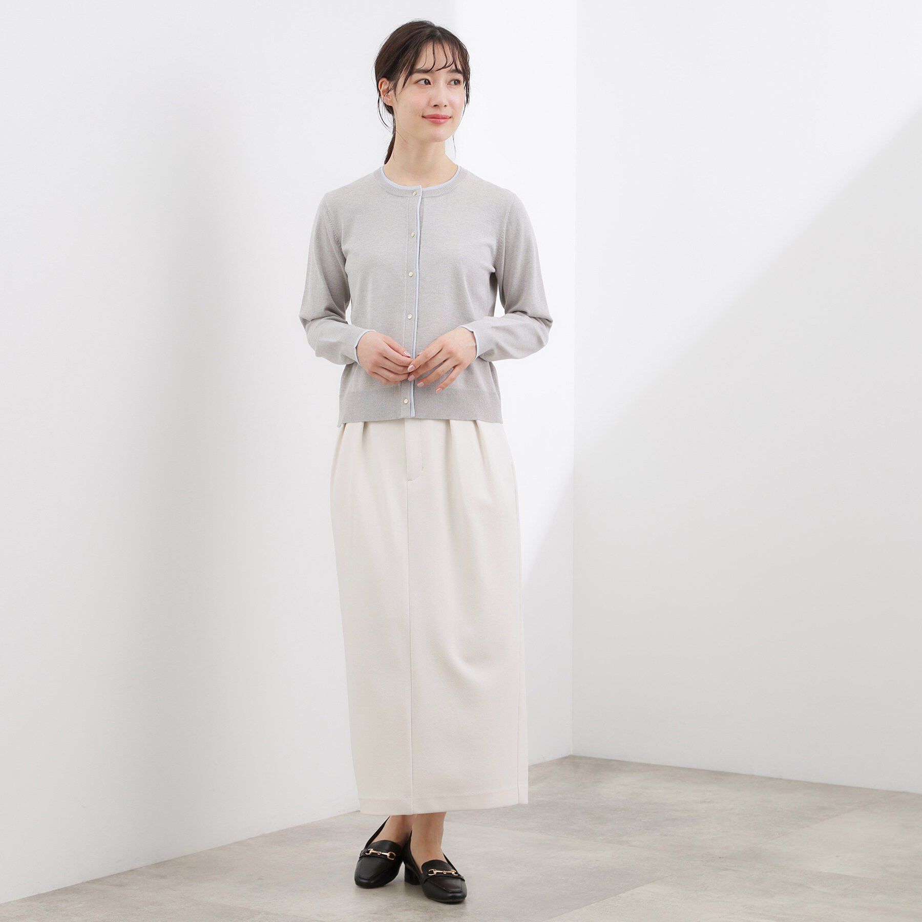 grove「レイヤード風配色カーディガン」|カーディガン|