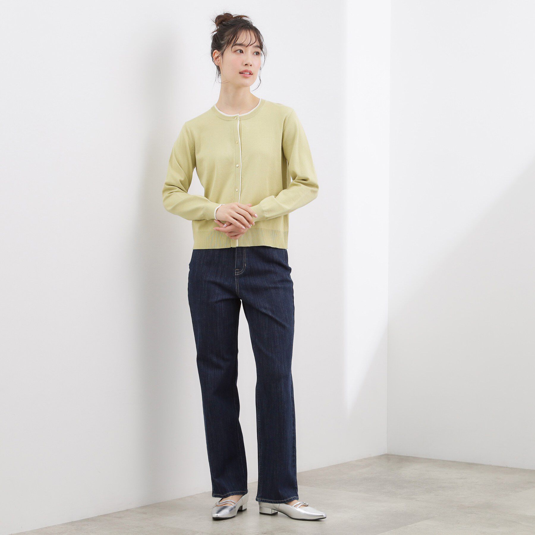 grove「レイヤード風配色カーディガン」|カーディガン|