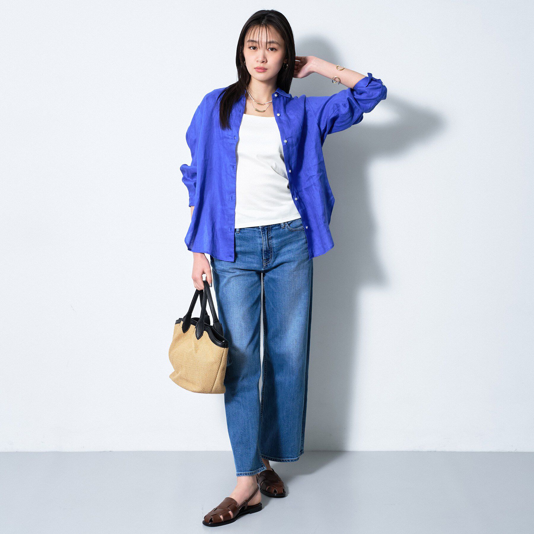 INDIVI「【日本製】ビスチェインナータンクトップ」|キャミソール|