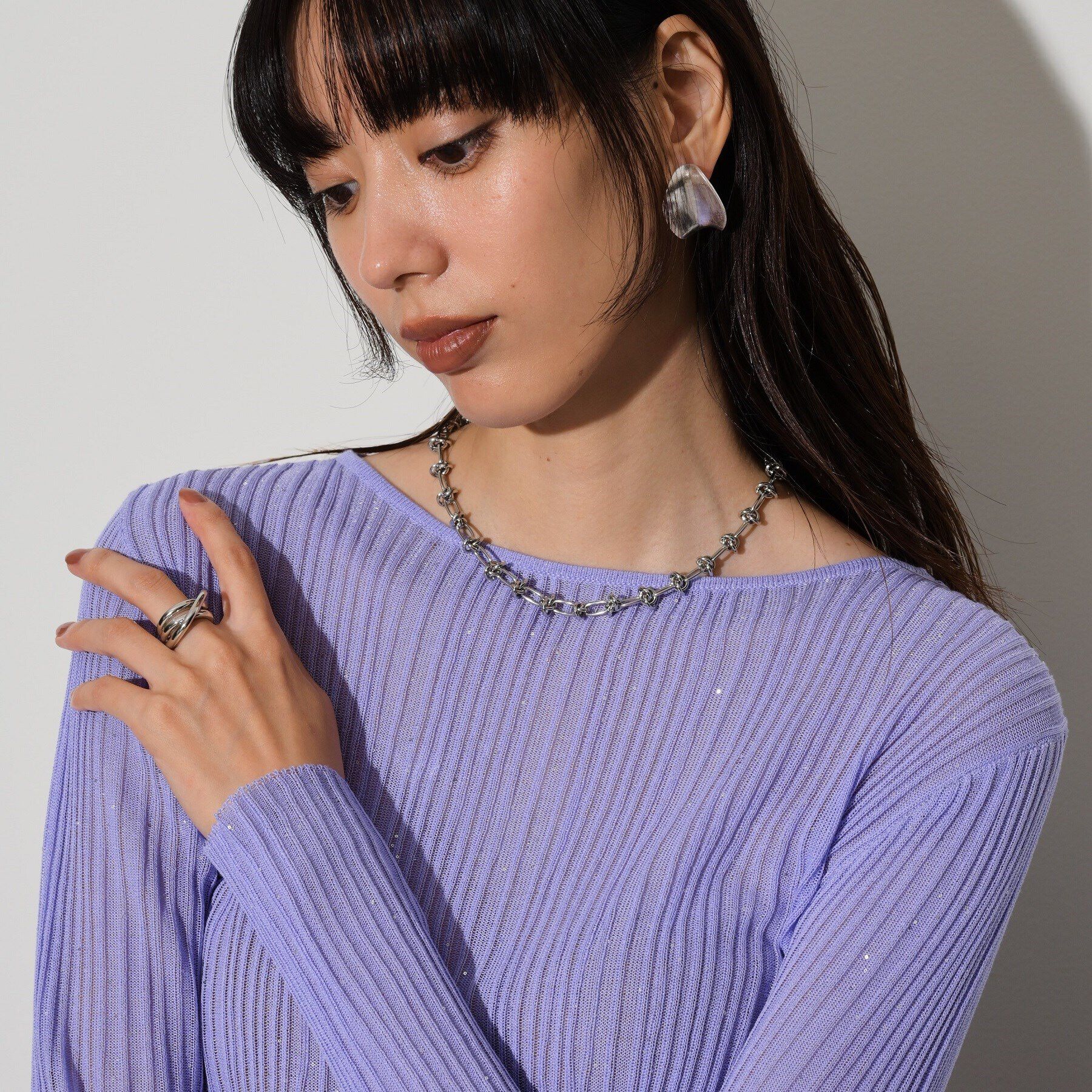 GALLEST「シアースパンコールニット」|ニット・セーター|