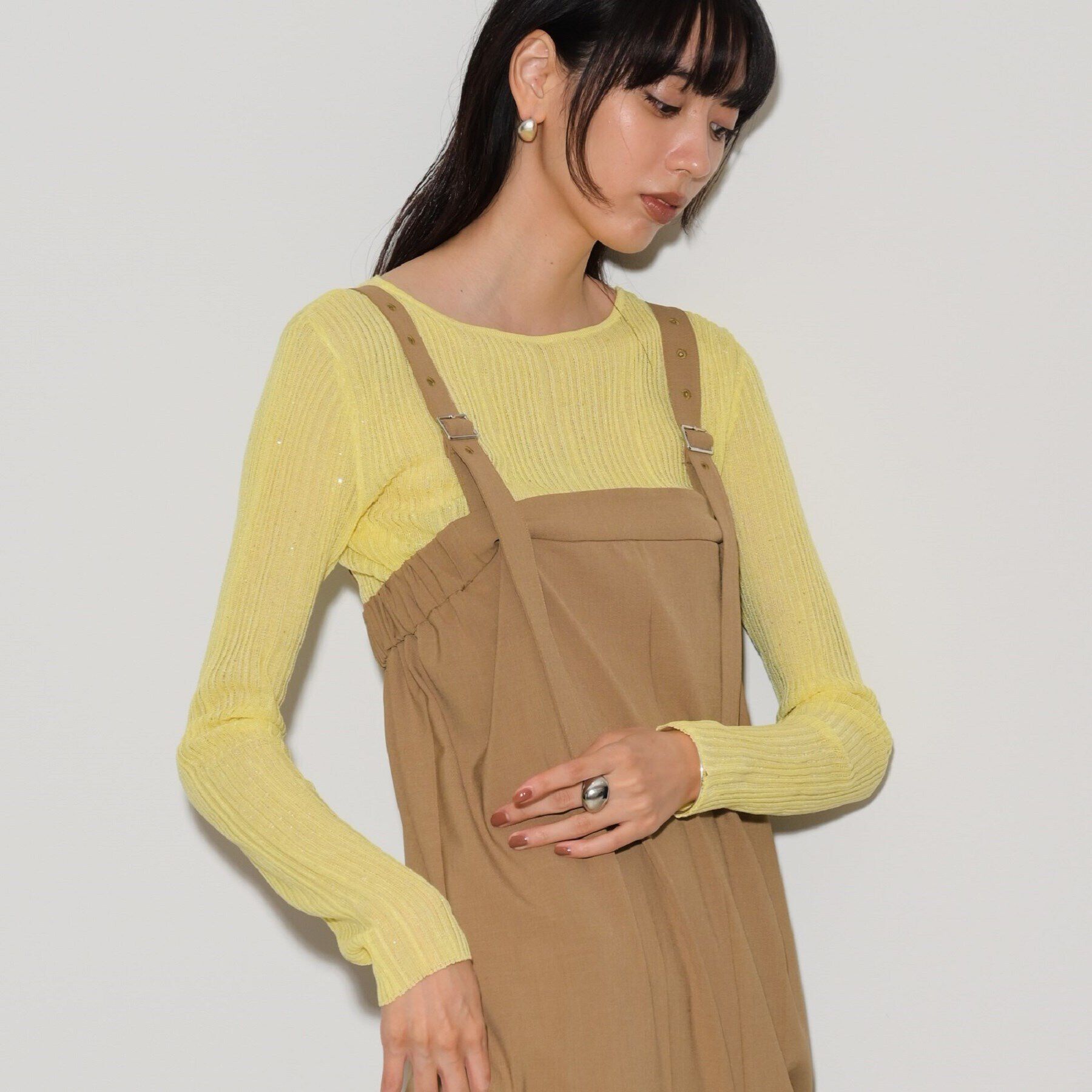 GALLEST「シアースパンコールニット」|ニット・セーター|