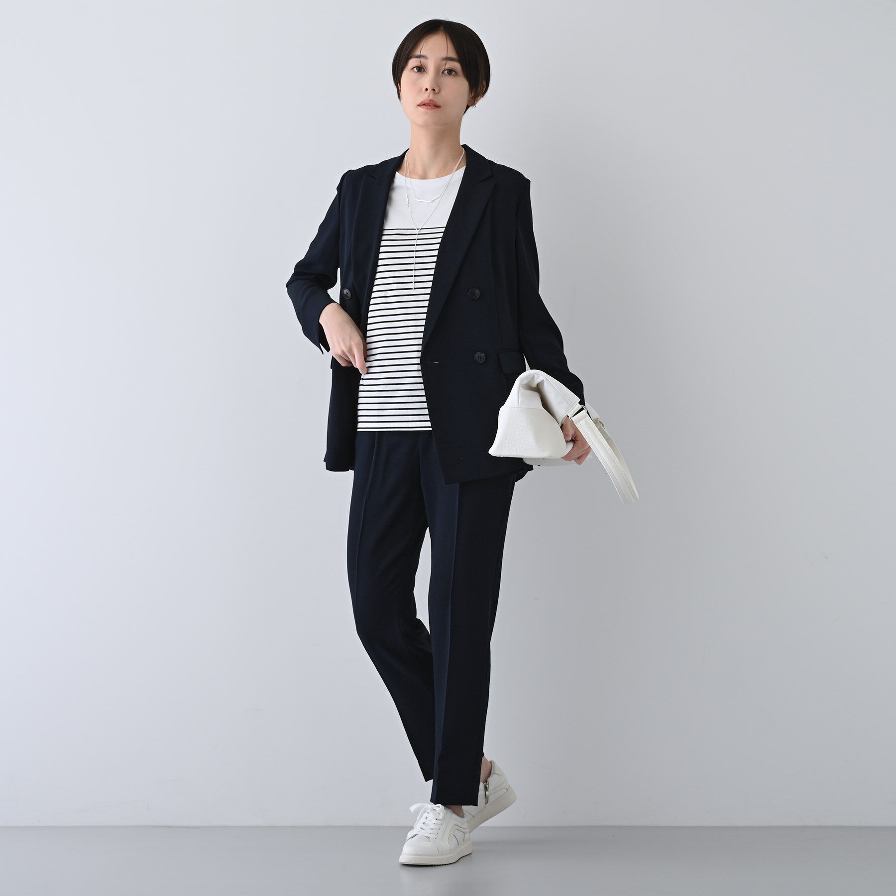 INDIVI「【着る日傘/遮熱/UVケア】タックテーパードパンツ」|その他|