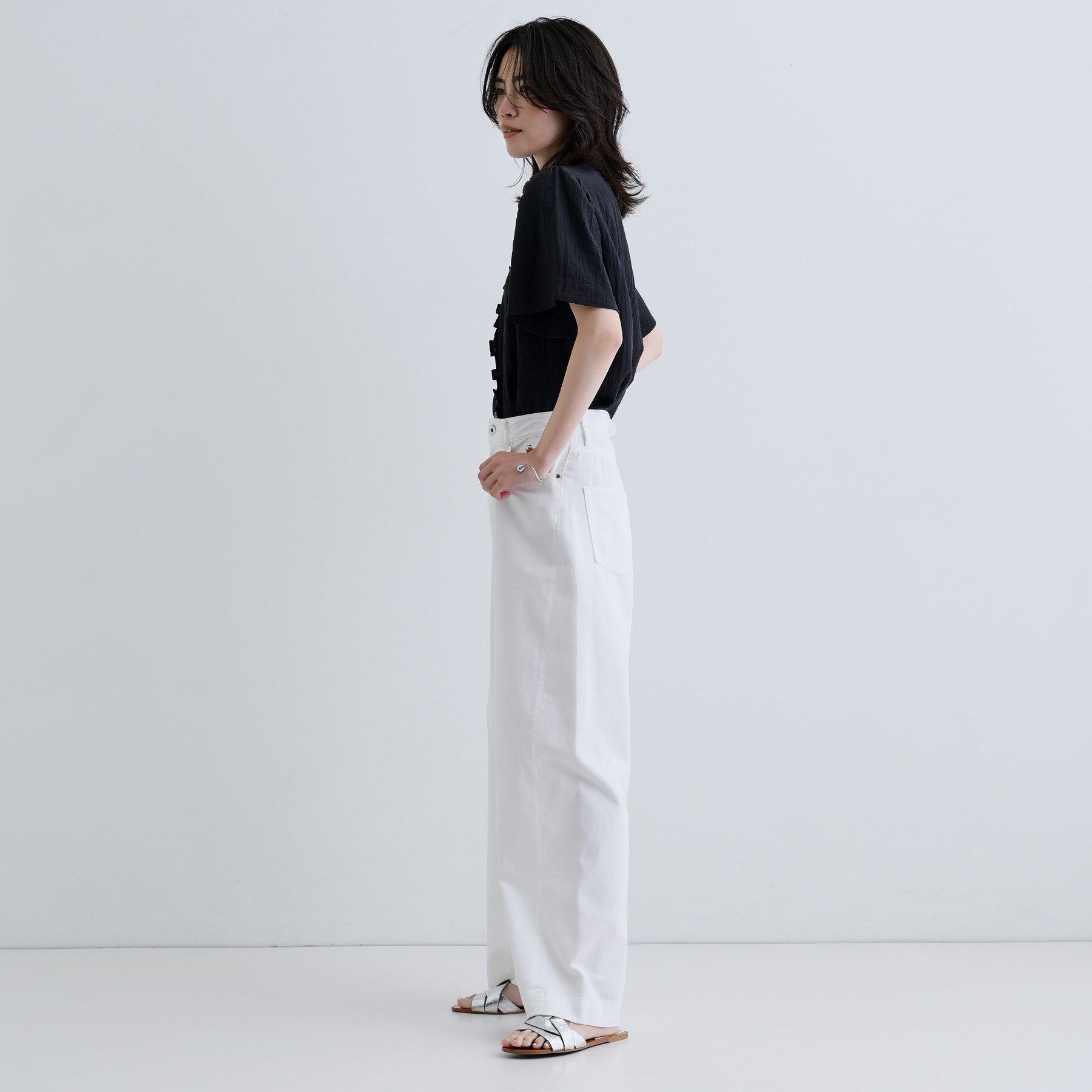 GALLEST「フレアスリーブブラウス」|シャツ・ブラウス|