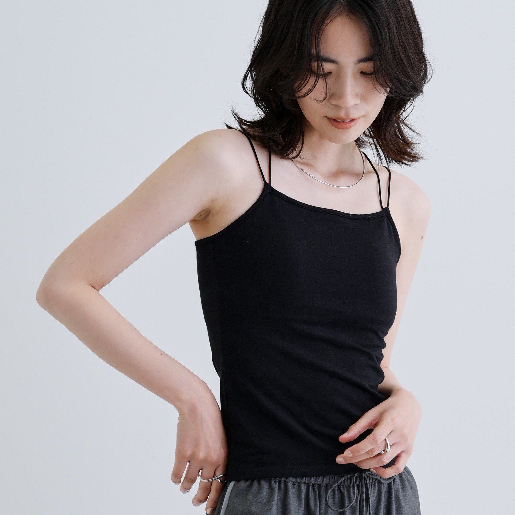 GALLEST「【一部店舗限定】カップ付きバッククロスキャミソール」|キャミソール|