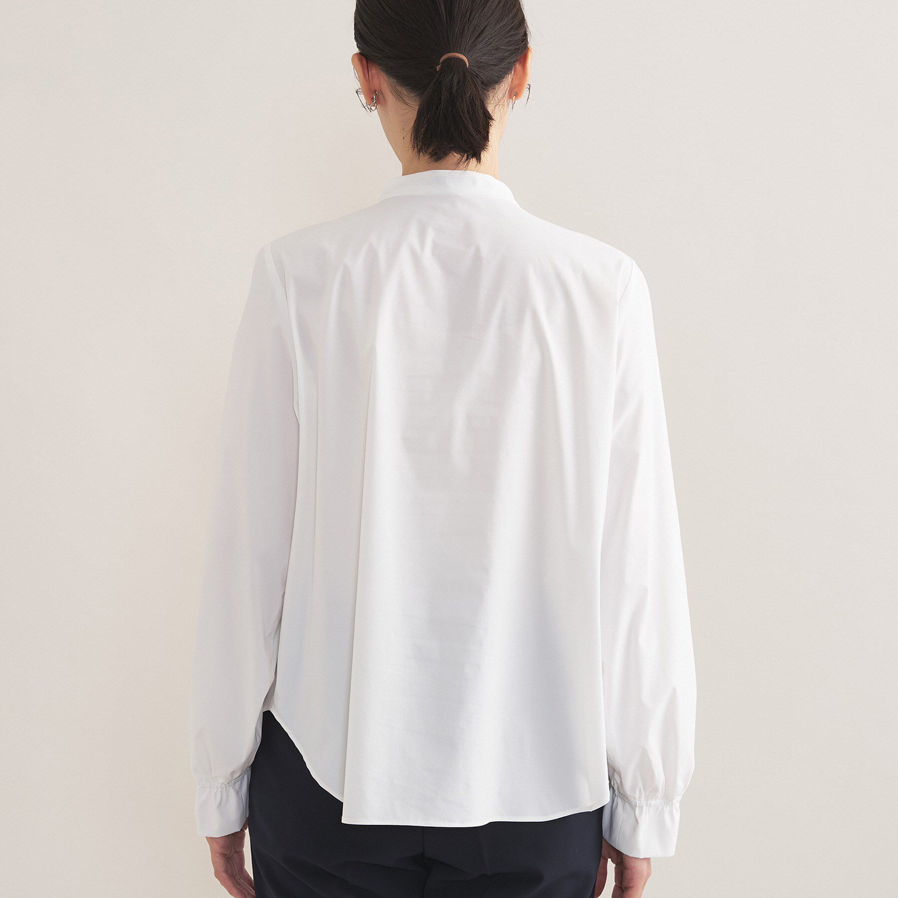 INDIVI「【2点セット／洗える】ツイードジレ＆ボウタイブラウス」|その他|