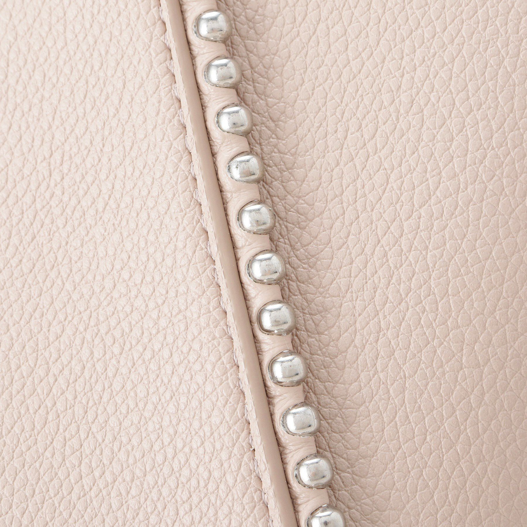 INDIVI「【ミドルサイズ／合皮／ショルダー付】スタッズ風メタルバッグ」|ショルダー・メッセンジャー|