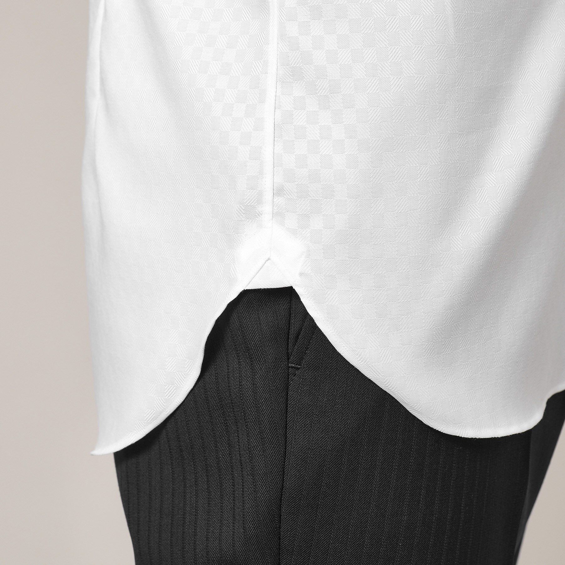 TAKEO KIKUCHI「【Made in JAPAN】市松紋 ドレスシャツ」|シャツ・ブラウス|