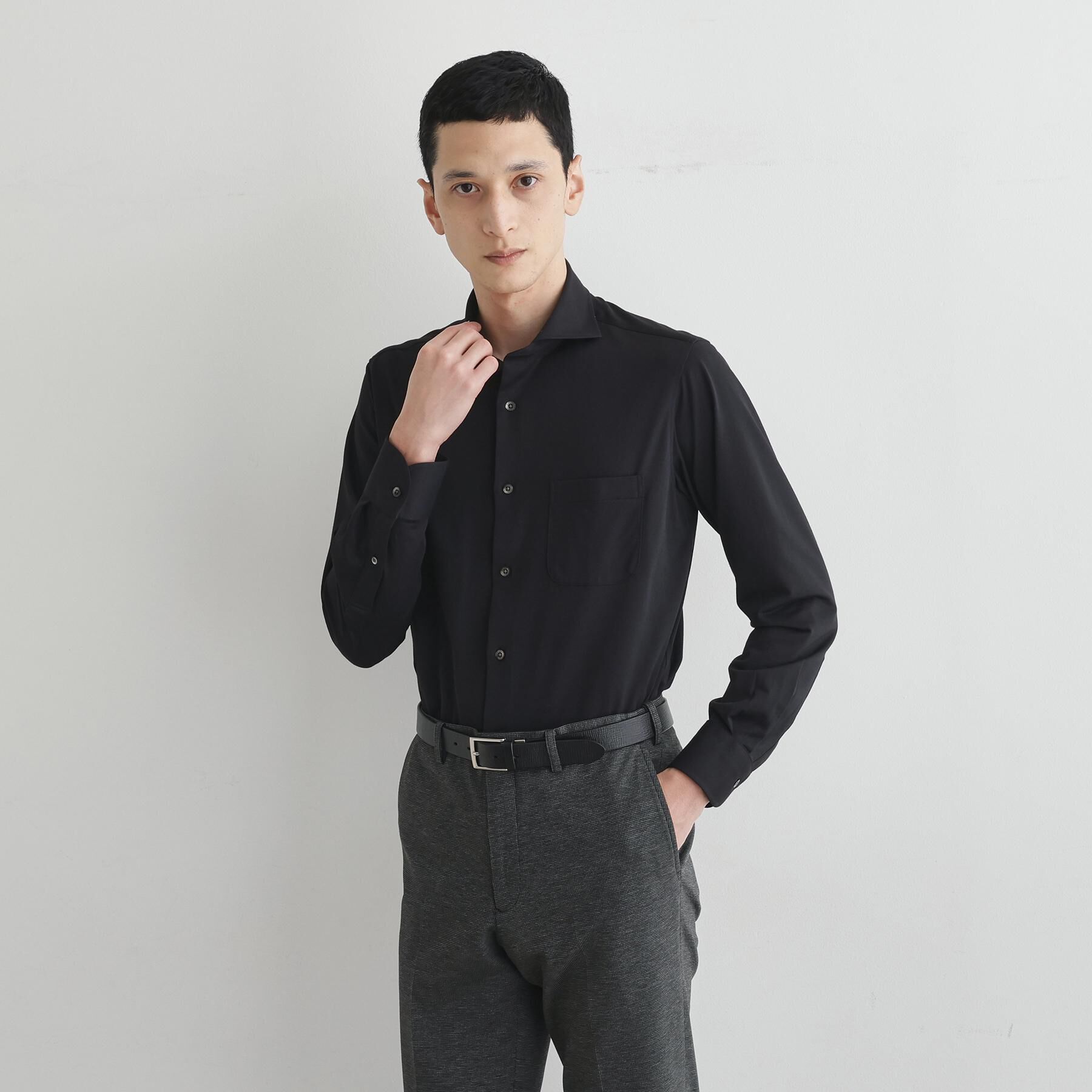 TAKEO KIKUCHI「クールマックス コンパクトジャージ シャツ」|シャツ・ブラウス|