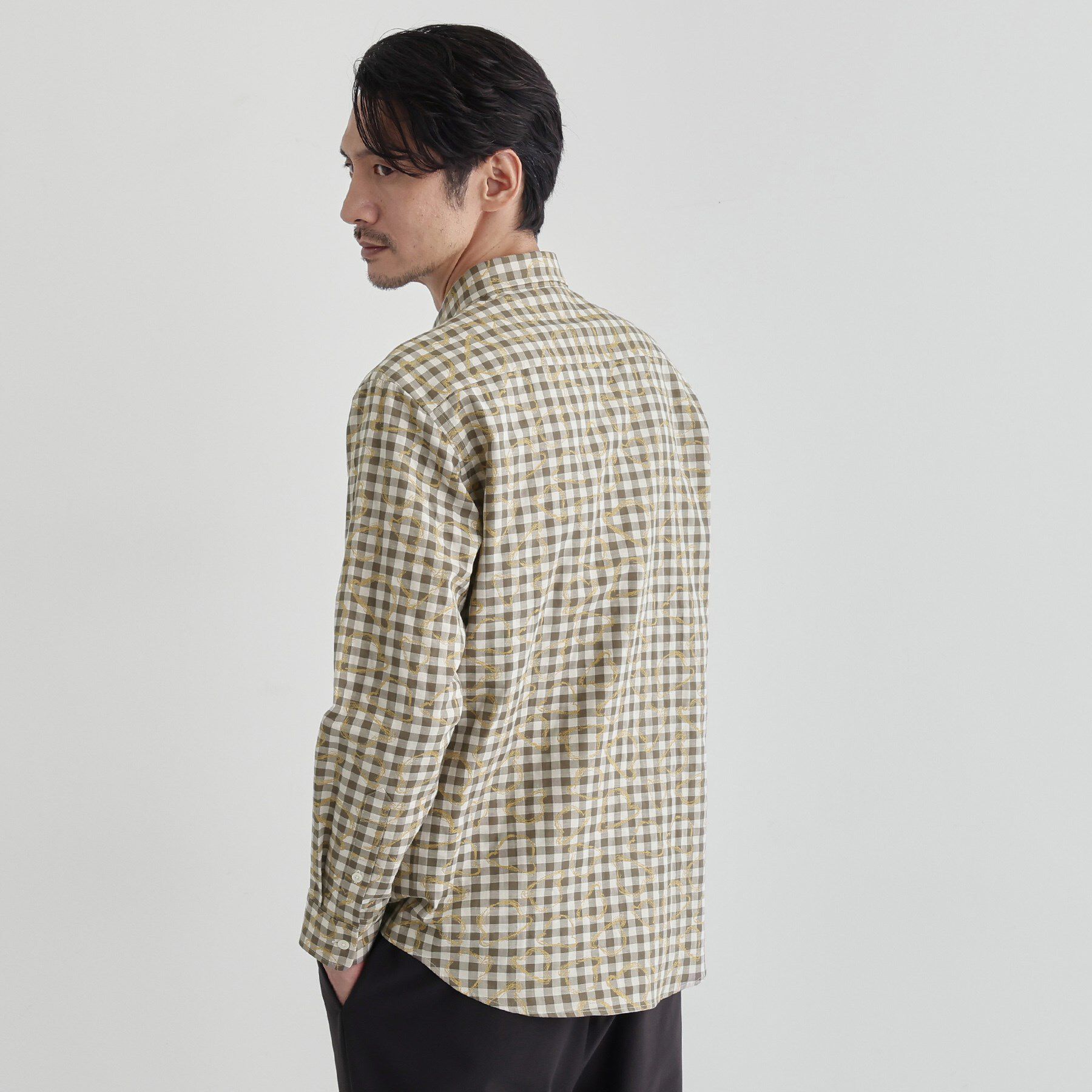 TAKEO KIKUCHI「チェックボーラーガーゼシャツ」|シャツ・ブラウス|