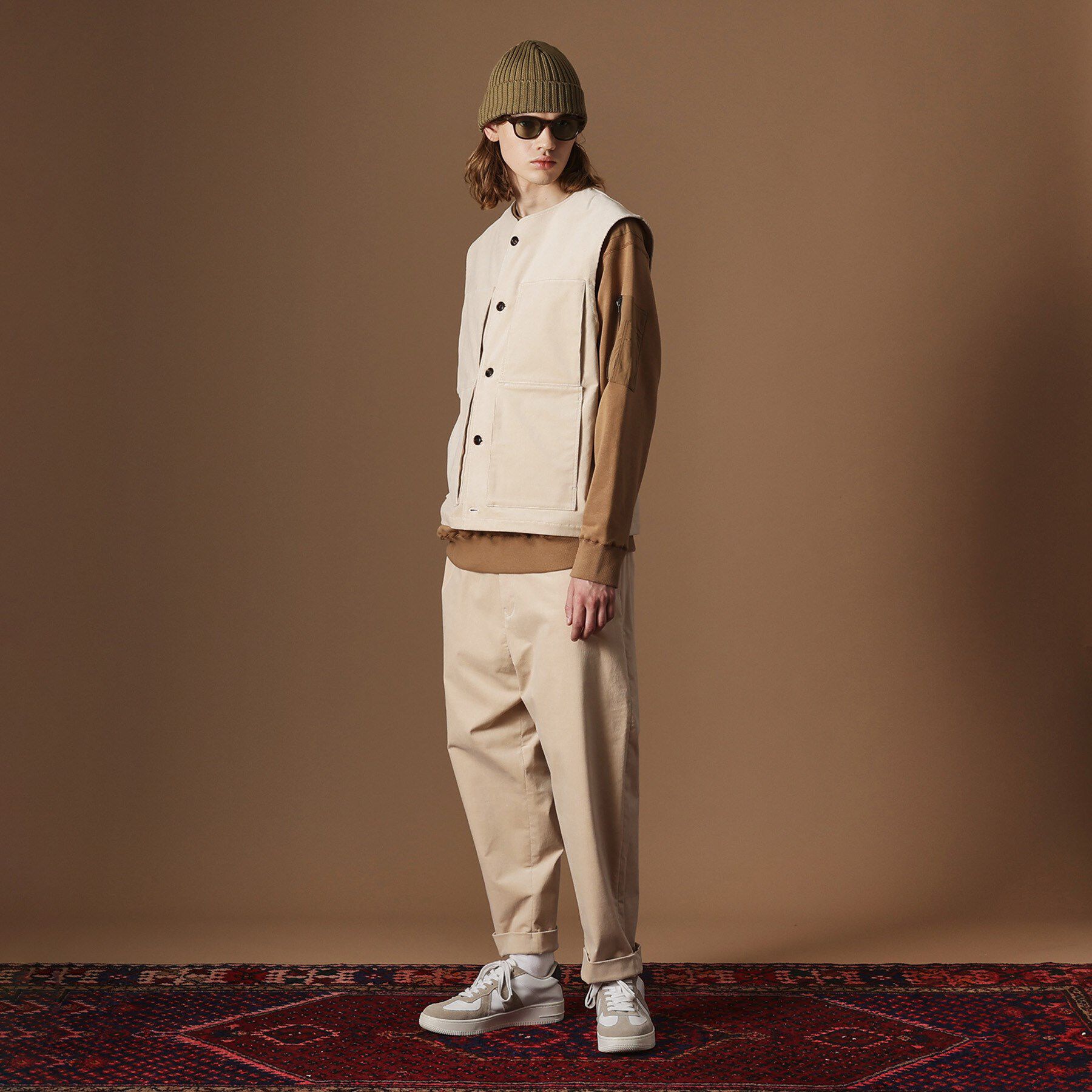 40CARATS&525「【Sサイズ～】コーデュロイ4パッチポケットヴェスト」|ベスト・ジレ|