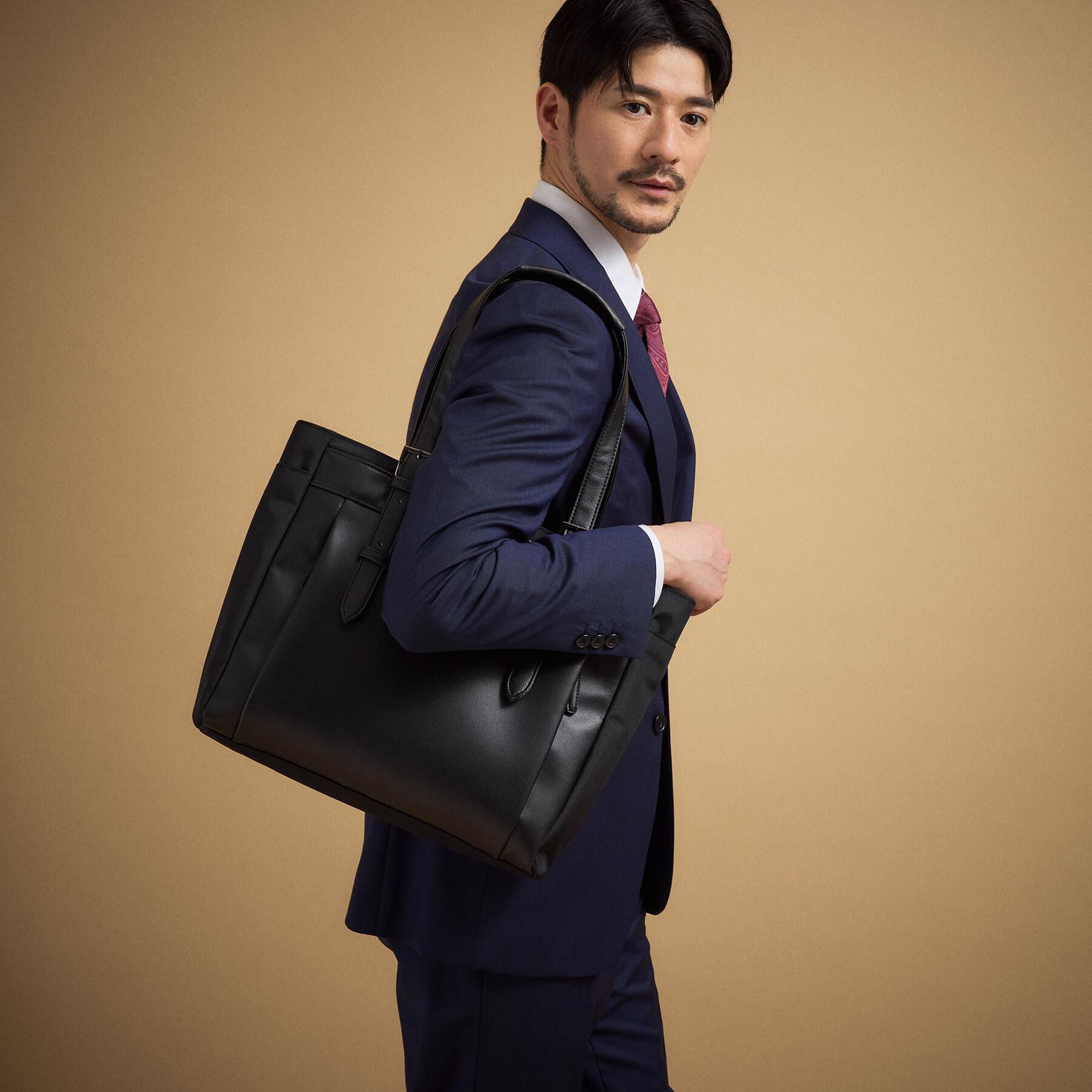 TAKEO KIKUCHI「【Mono Max掲載】CORDLEY（R）スマートブリーフトートバッグ」|トートバッグ|