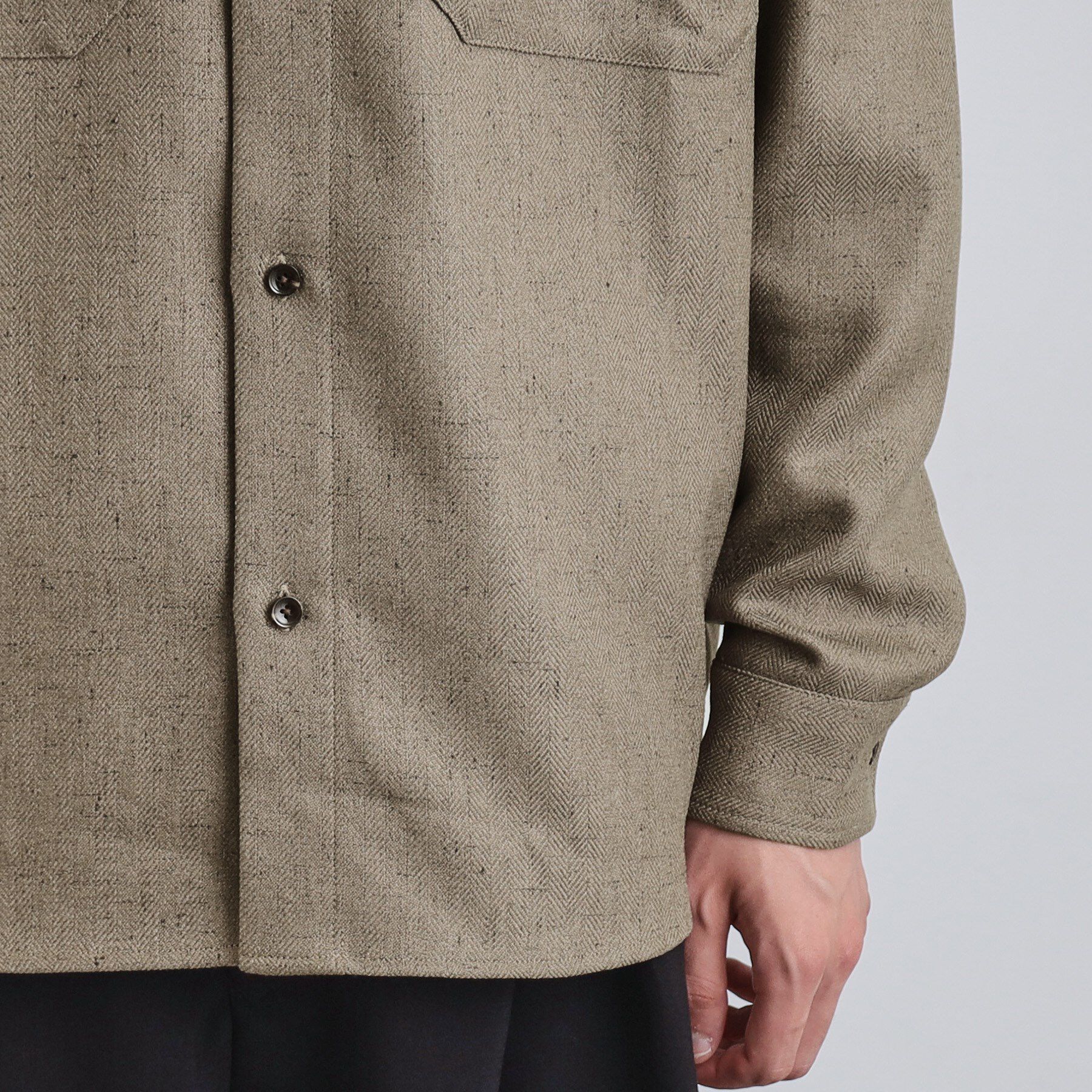 tk.TAKEO KIKUCHI「ヘリンボーンワーカーシャツ」|シャツ・ブラウス|